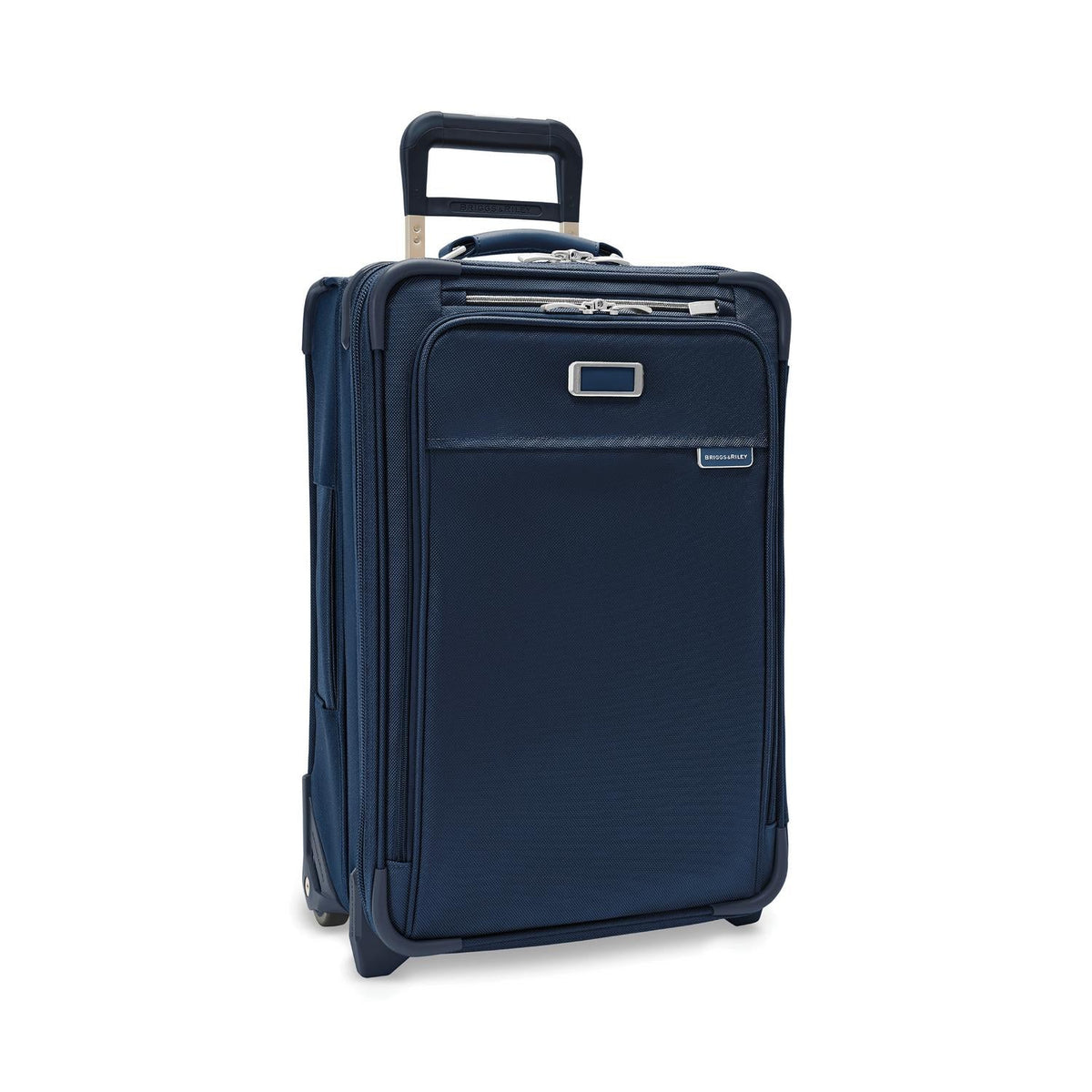 Briggs & Riley Baseline Essential 22" 2-Wheel Expandable Carry-On in Navy — angle view 2