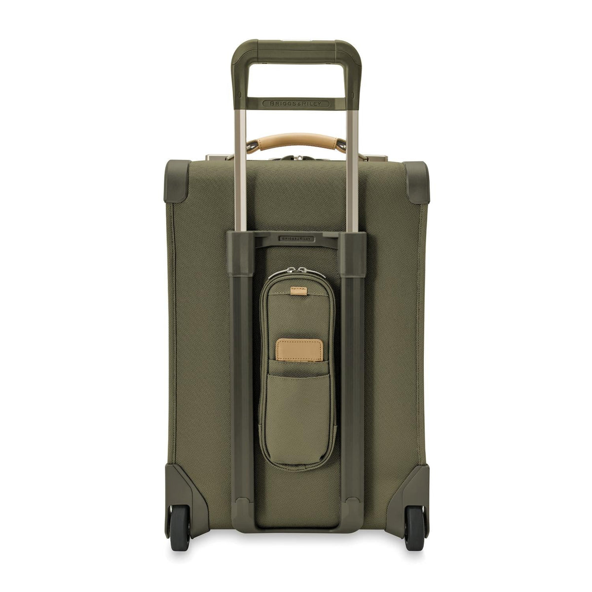Briggs & Riley Baseline Essential 22" 2-Wheel Expandable Carry-On in Olive — back view