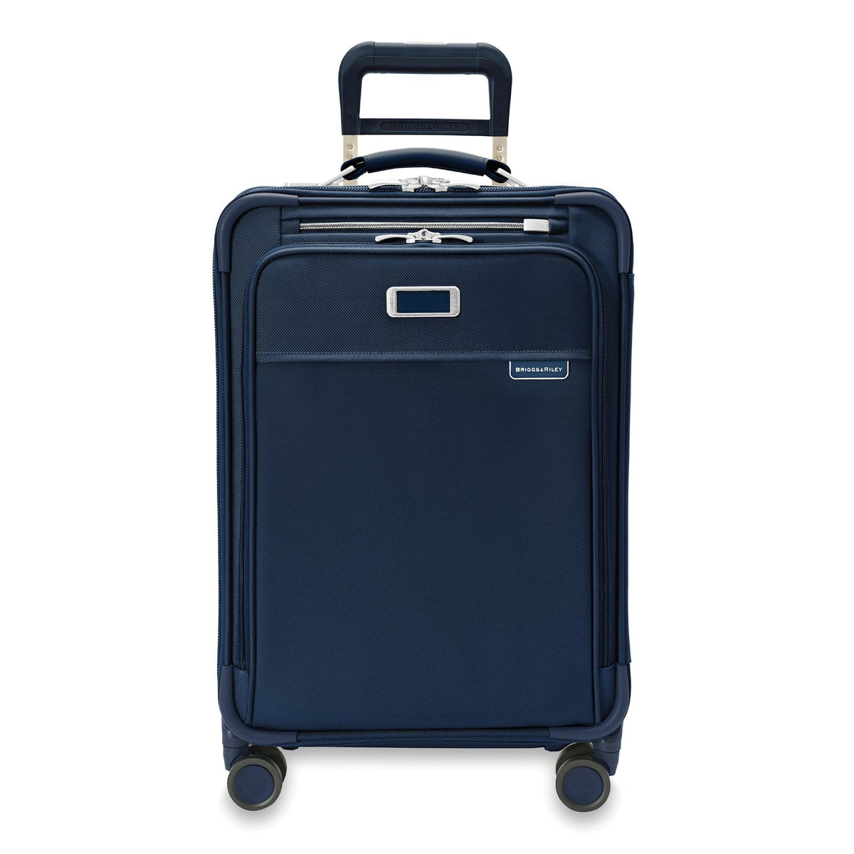 Briggs & Riley Baseline Essential 22" Carry-On Expandable Spinner in Navy — front view