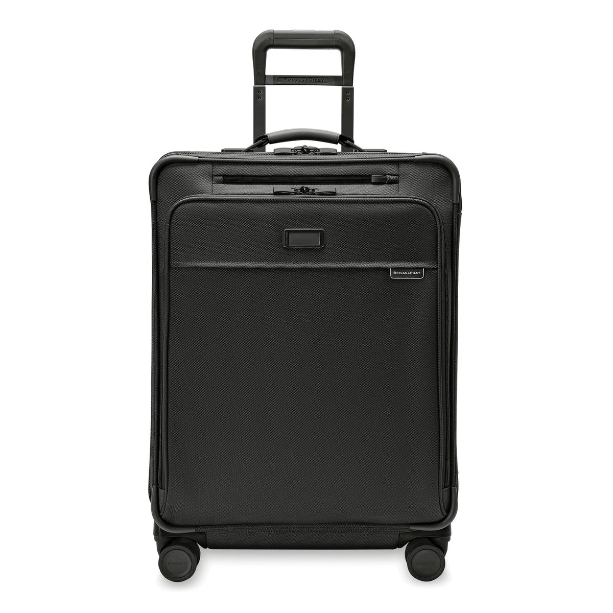Briggs & Riley Baseline Medium Expandable Spinner in Black — front view