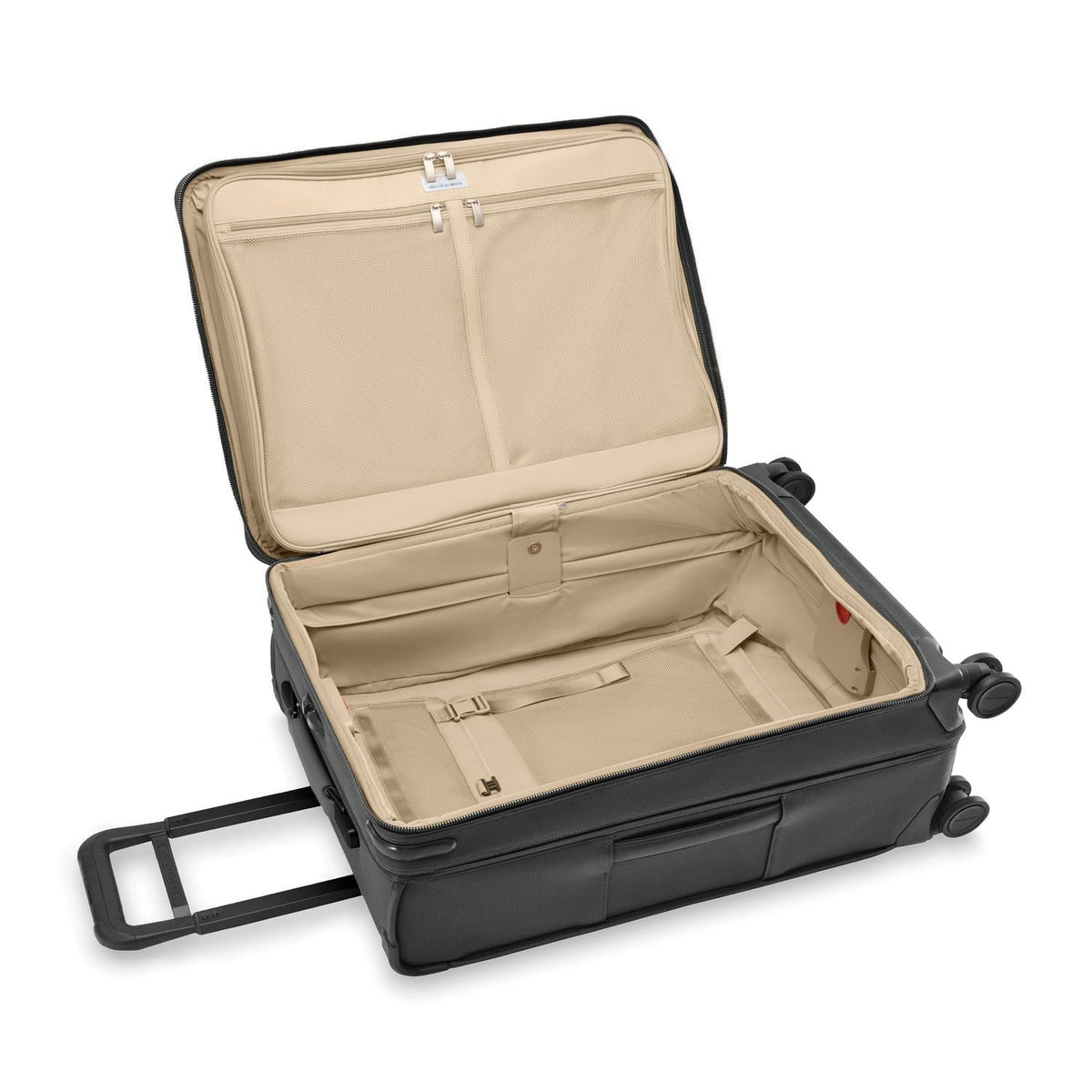 Briggs & Riley Baseline Medium Expandable Spinner in Black — interior view