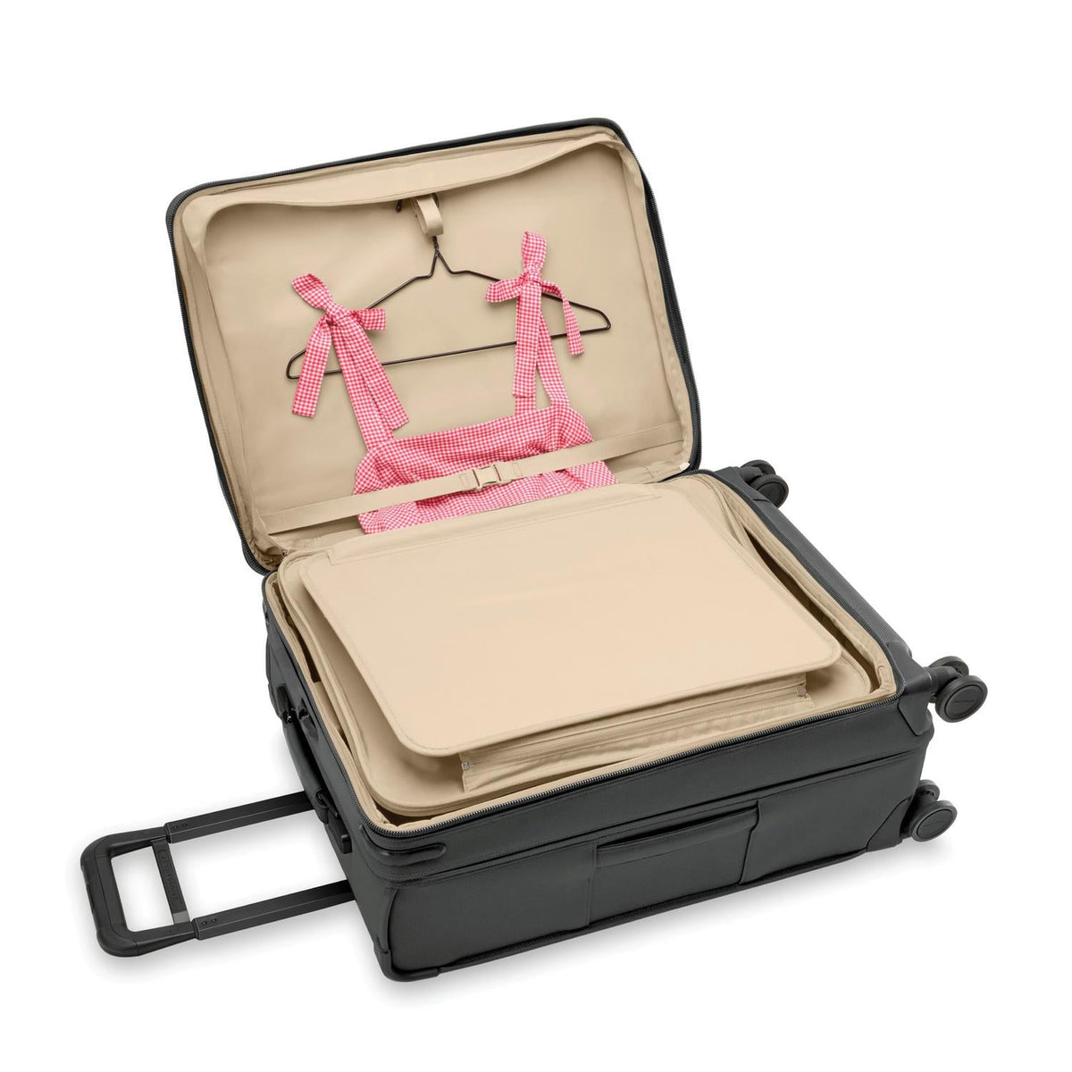 Briggs & Riley Baseline Medium Expandable Spinner in Black — interior view 3