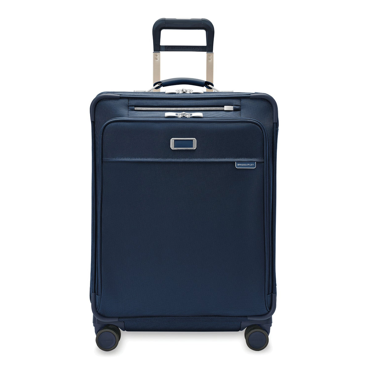 Briggs & Riley Baseline Medium Expandable Spinner in Navy — front view