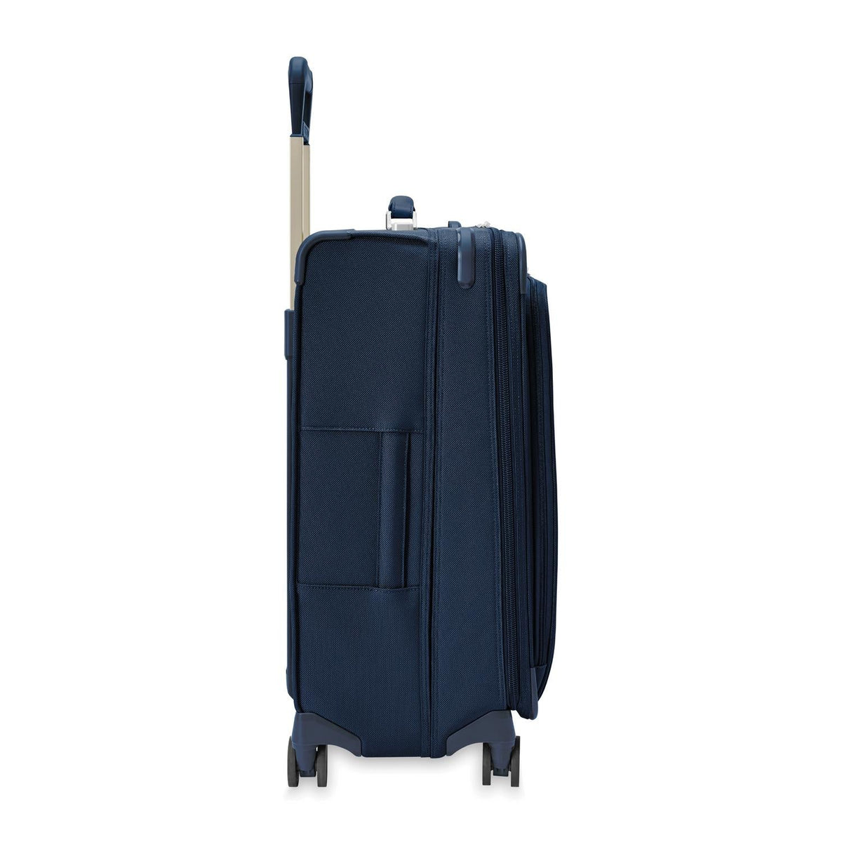 Briggs & Riley Baseline Medium Expandable Spinner in Navy — angle view 3
