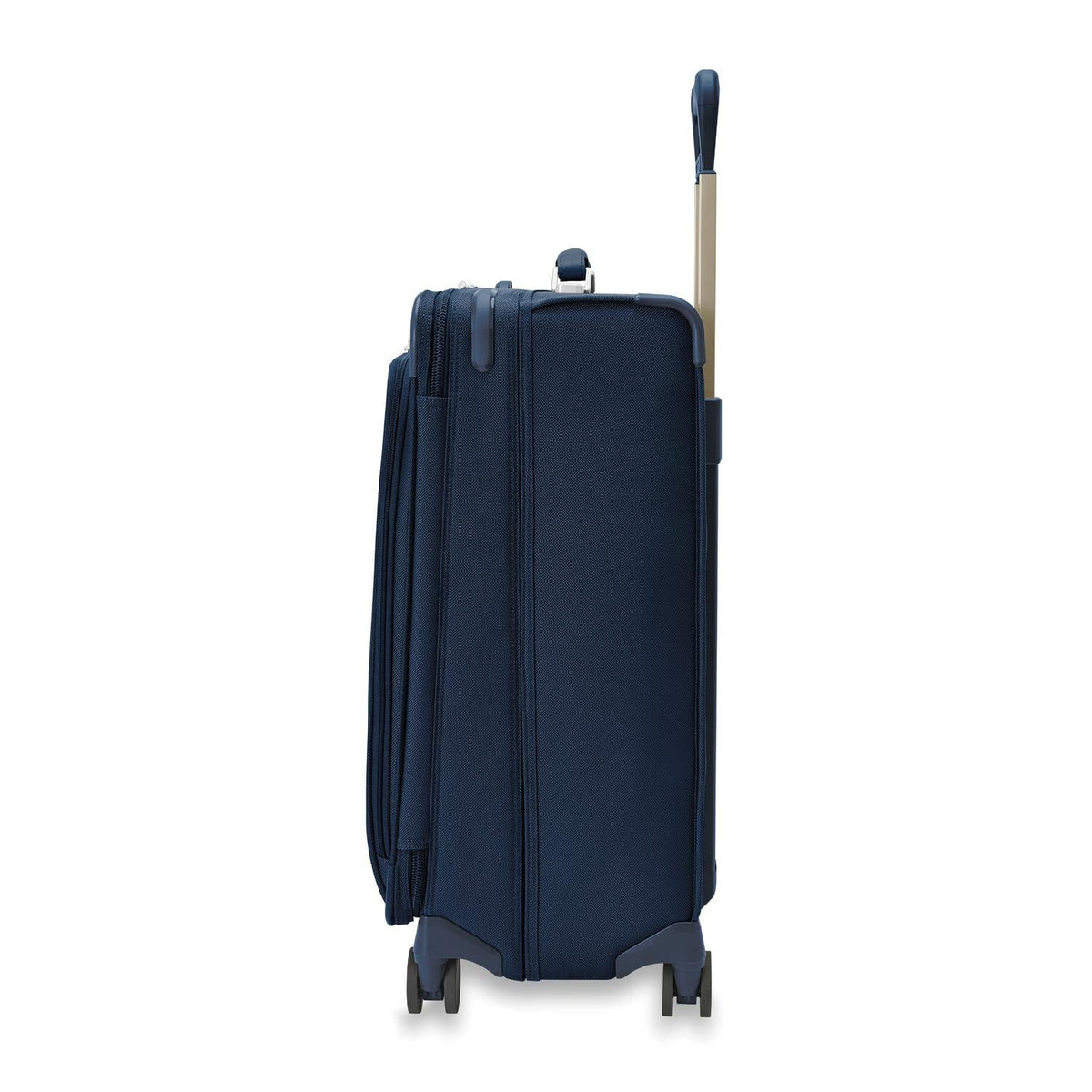 Briggs & Riley Baseline Medium Expandable Spinner in Navy — angle view 4