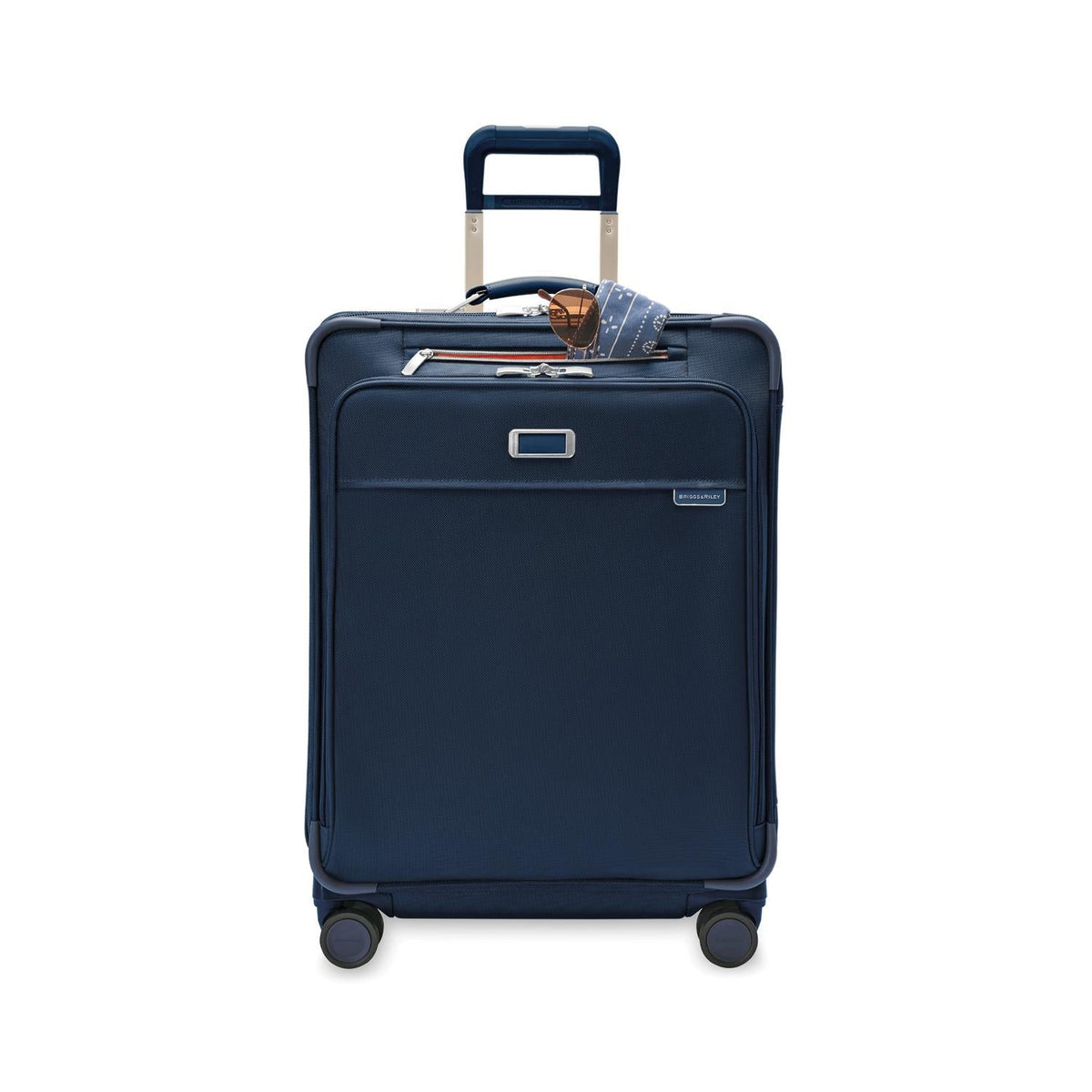 Briggs & Riley Baseline Medium Expandable Spinner in Navy — detail view 2