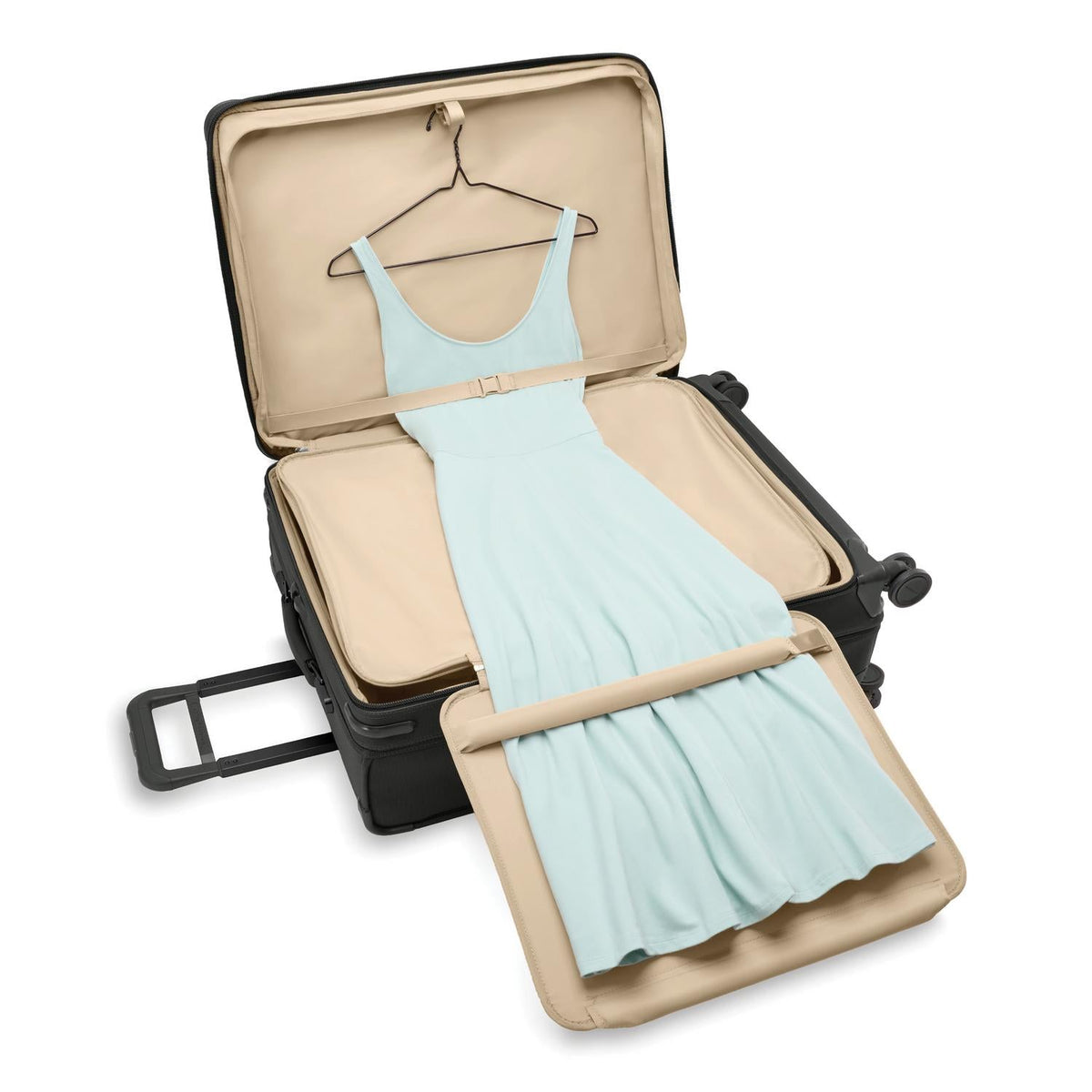 Briggs & Riley Baseline Large Expandable Spinner in Black — interior view 2