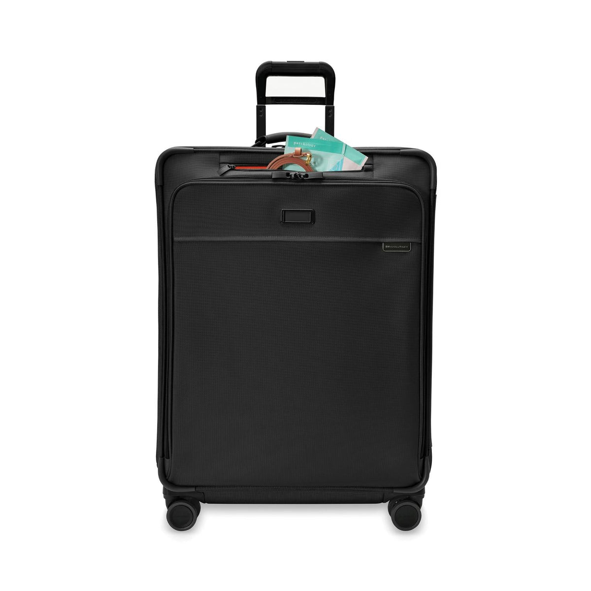 Briggs & Riley Baseline Large Expandable Spinner in Black — detail view 2