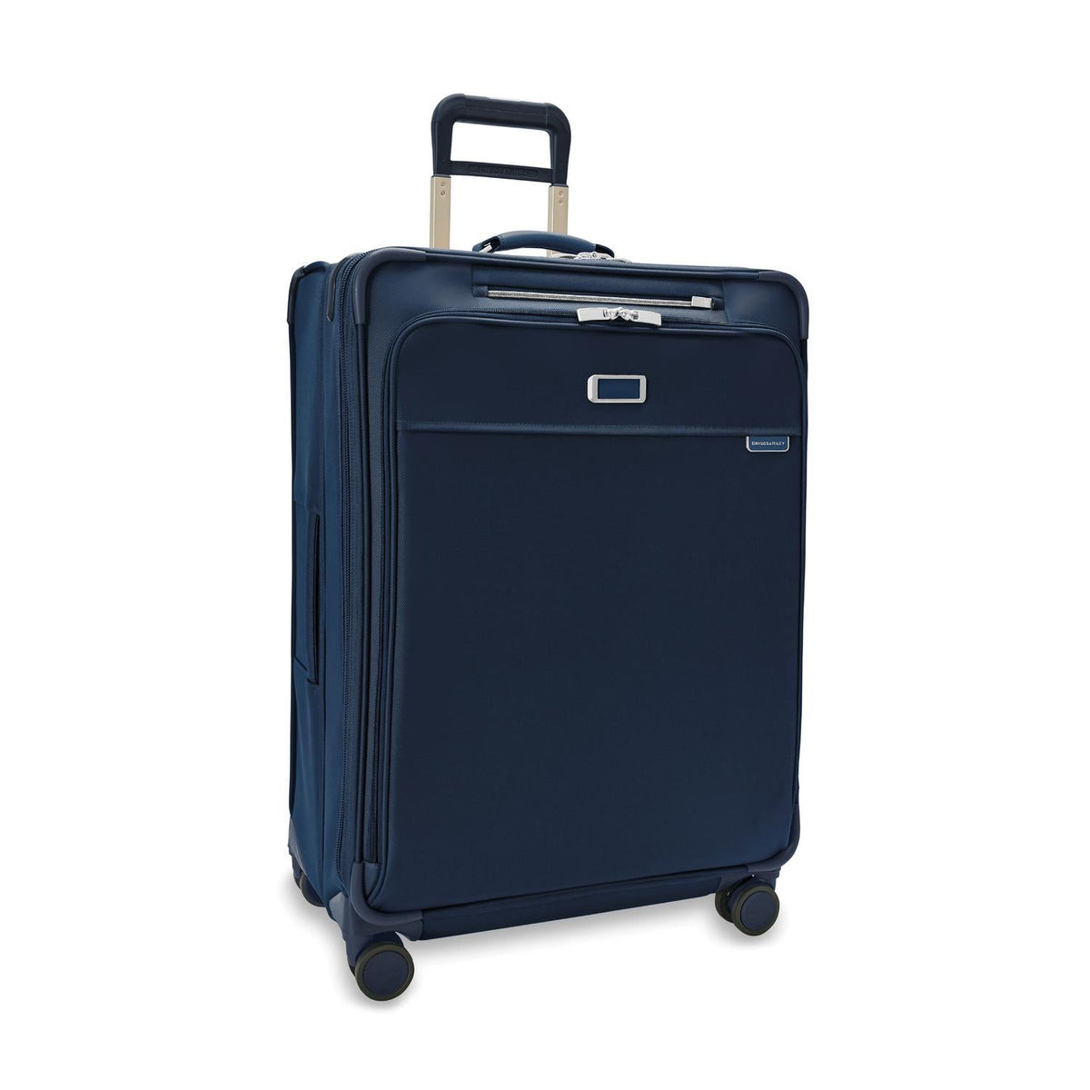 Briggs & Riley Baseline Large Expandable Spinner in Navy — angle view 2