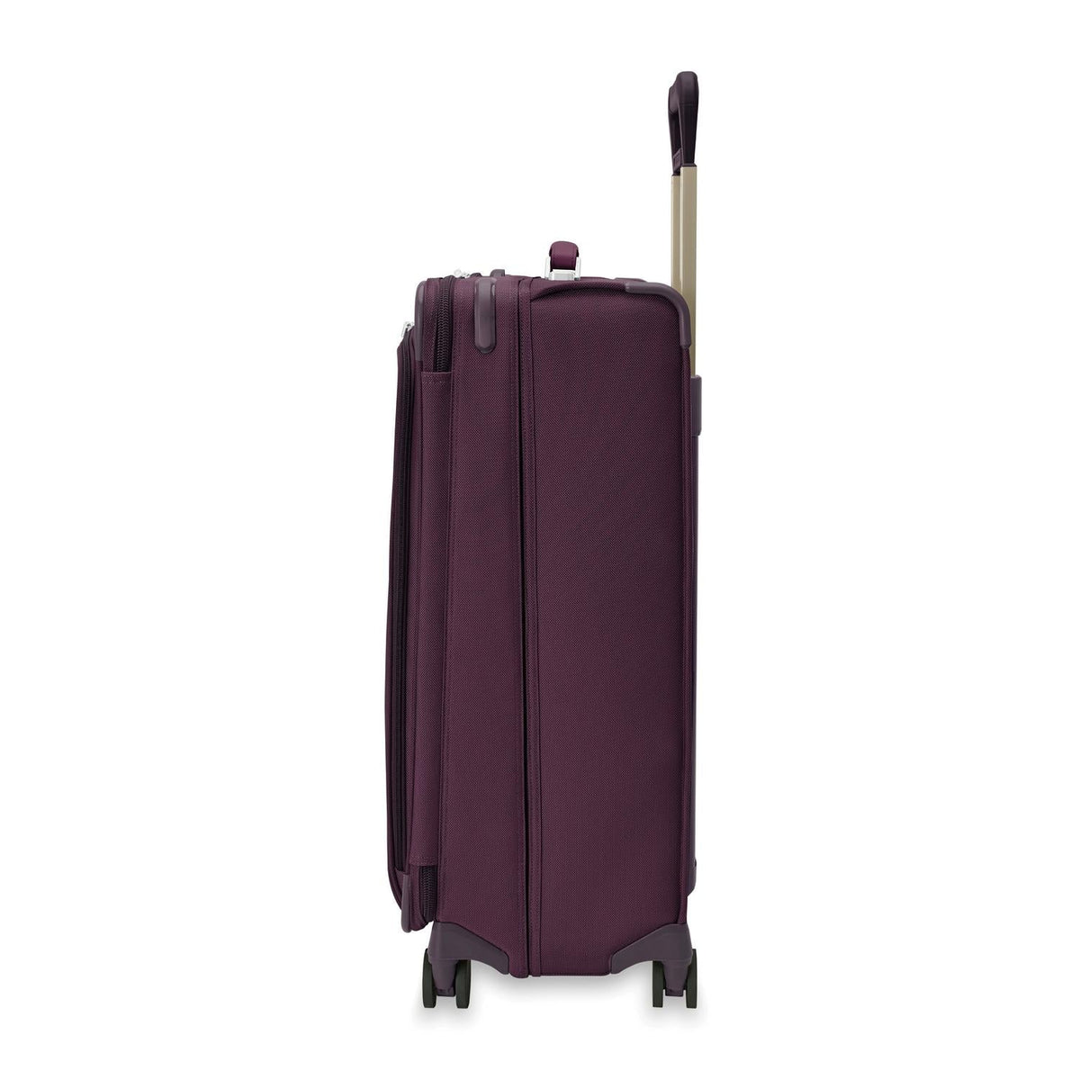Briggs & Riley Baseline Large Expandable Spinner in Plum — angle view 3