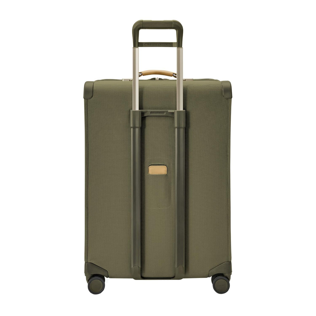 Briggs & Riley Baseline Large Expandable Spinner in Olive — back view
