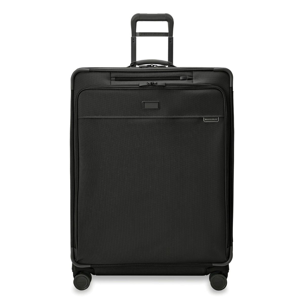 Briggs & Riley Baseline Extra Large Expandable Spinner in Black — front view