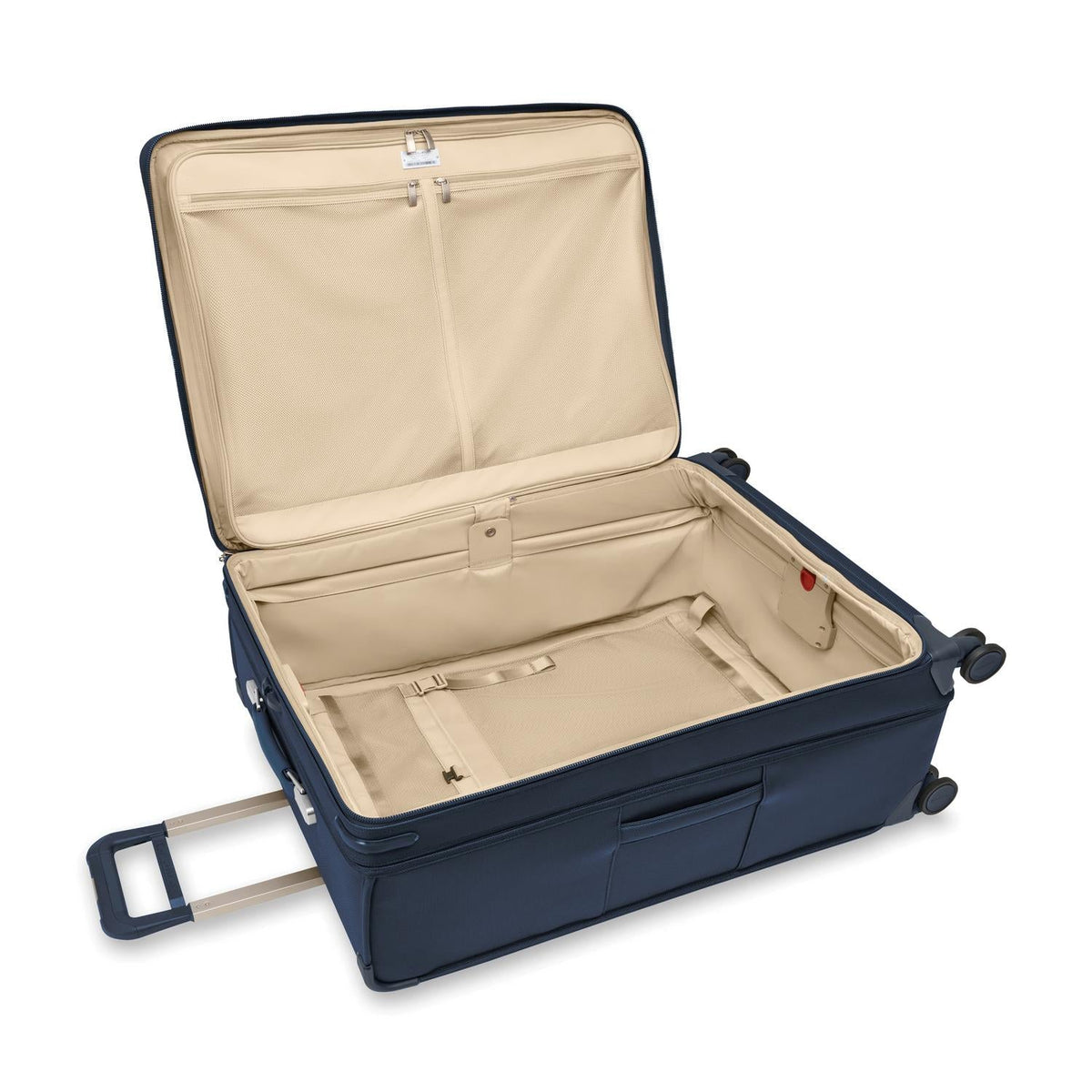 Briggs & Riley Baseline Extra Large Expandable Spinner in Navy — interior view 4