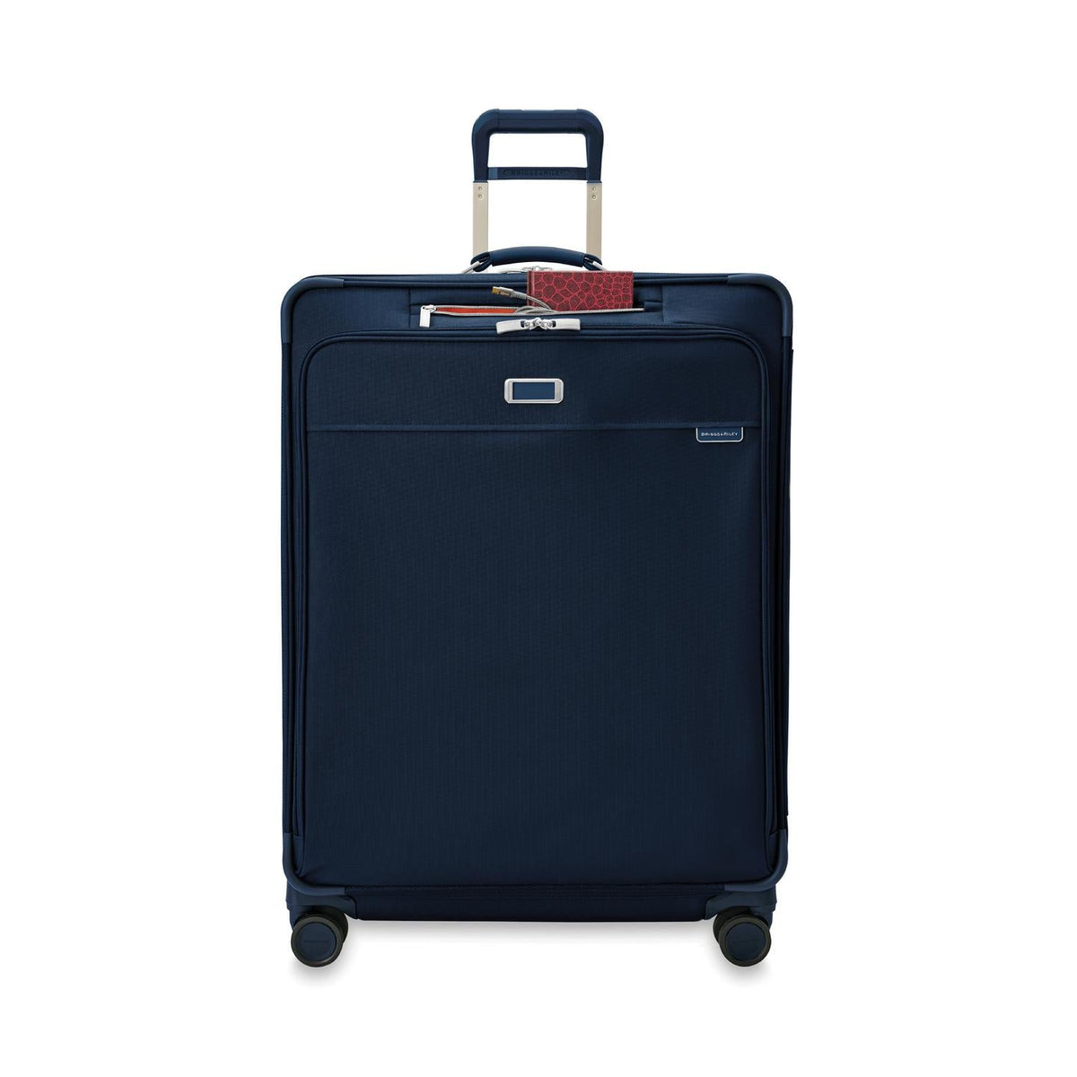 Briggs & Riley Baseline Extra Large Expandable Spinner in Navy — detail view 2