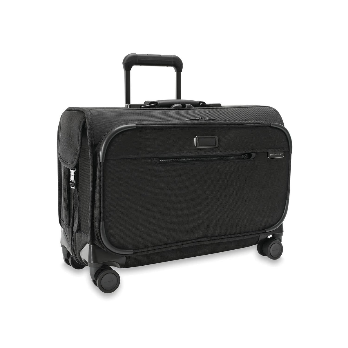Briggs & Riley Baseline 21" Carry-On Wheeled Garment Spinner in Black — angle view 2