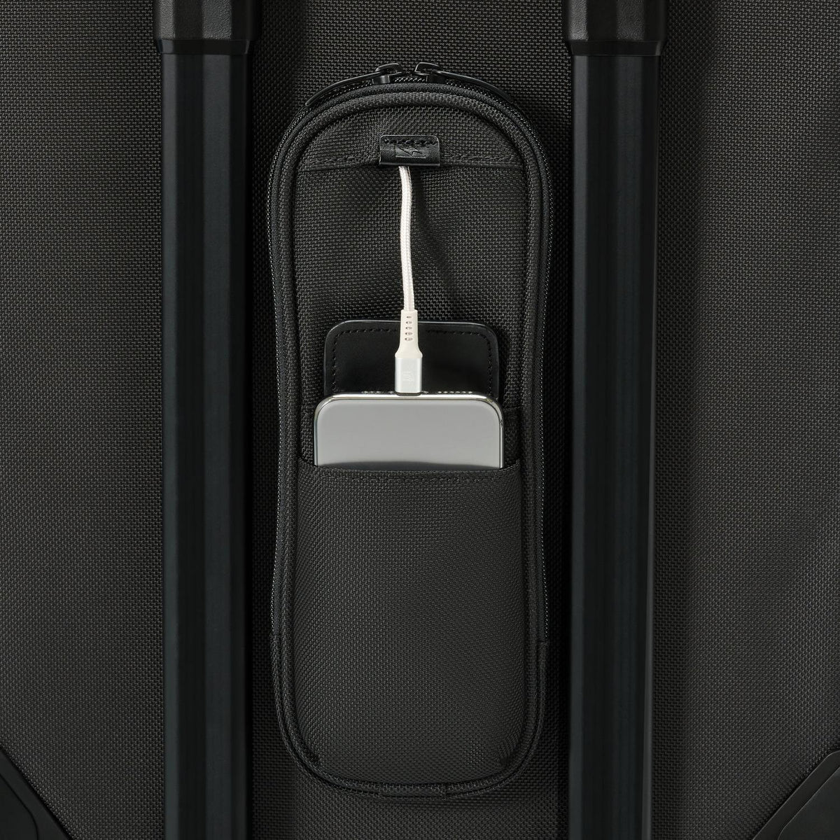 Briggs & Riley Baseline 22" Carry-On 2-Wheel Garment Bag in Black — detail view