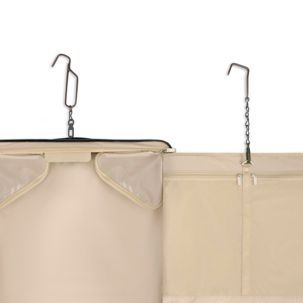 Briggs & Riley Baseline Deluxe Wardrobe Spinner in Black — detail view 2