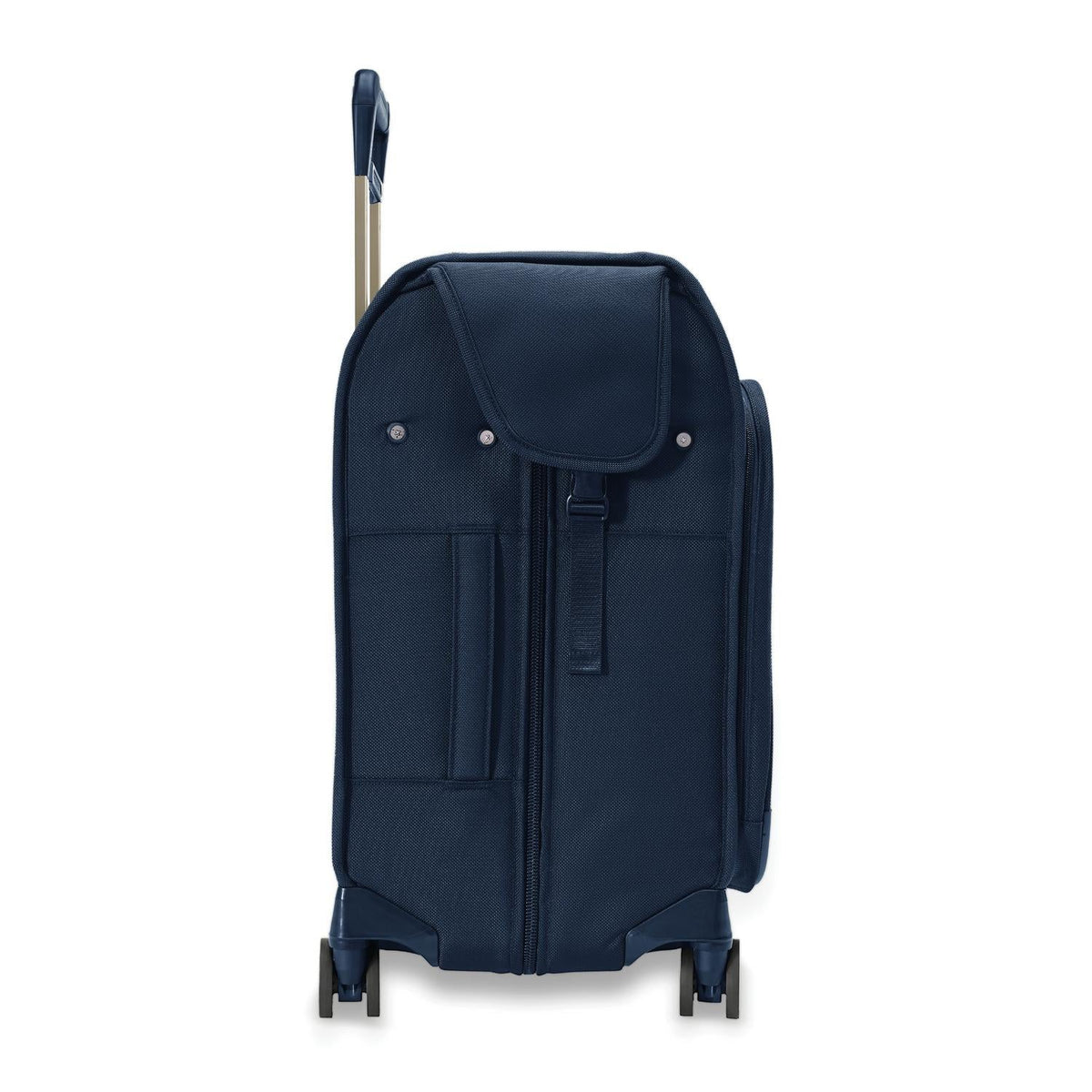 Briggs & Riley Baseline Deluxe Wardrobe Spinner in Navy — angle view 3