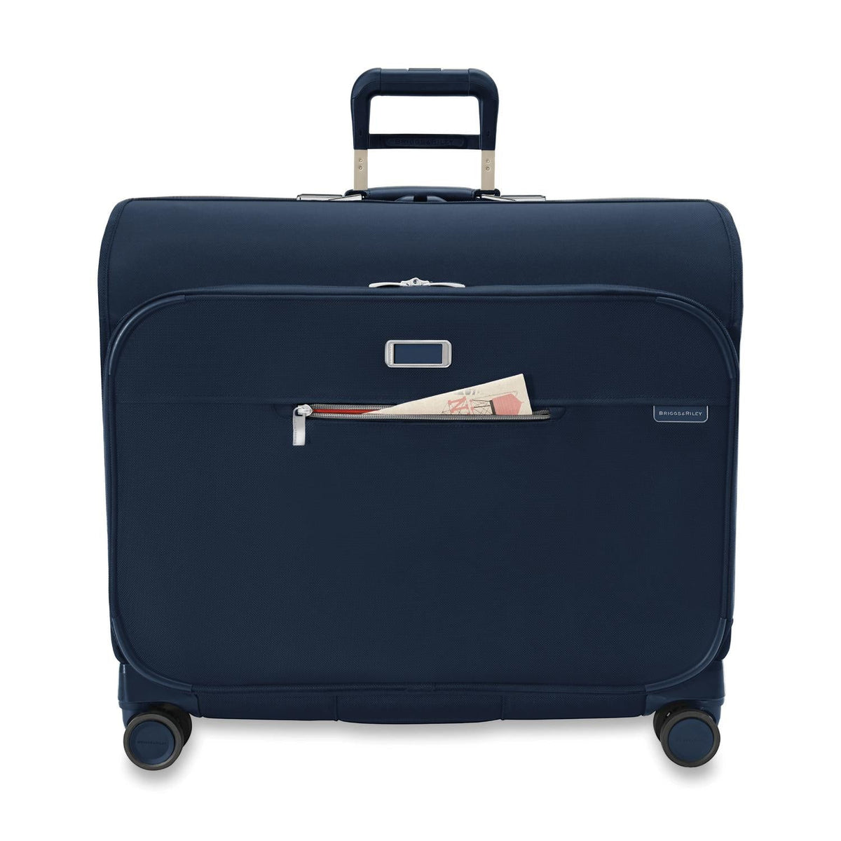 Briggs & Riley Baseline Deluxe Wardrobe Spinner in Navy — detail view 4