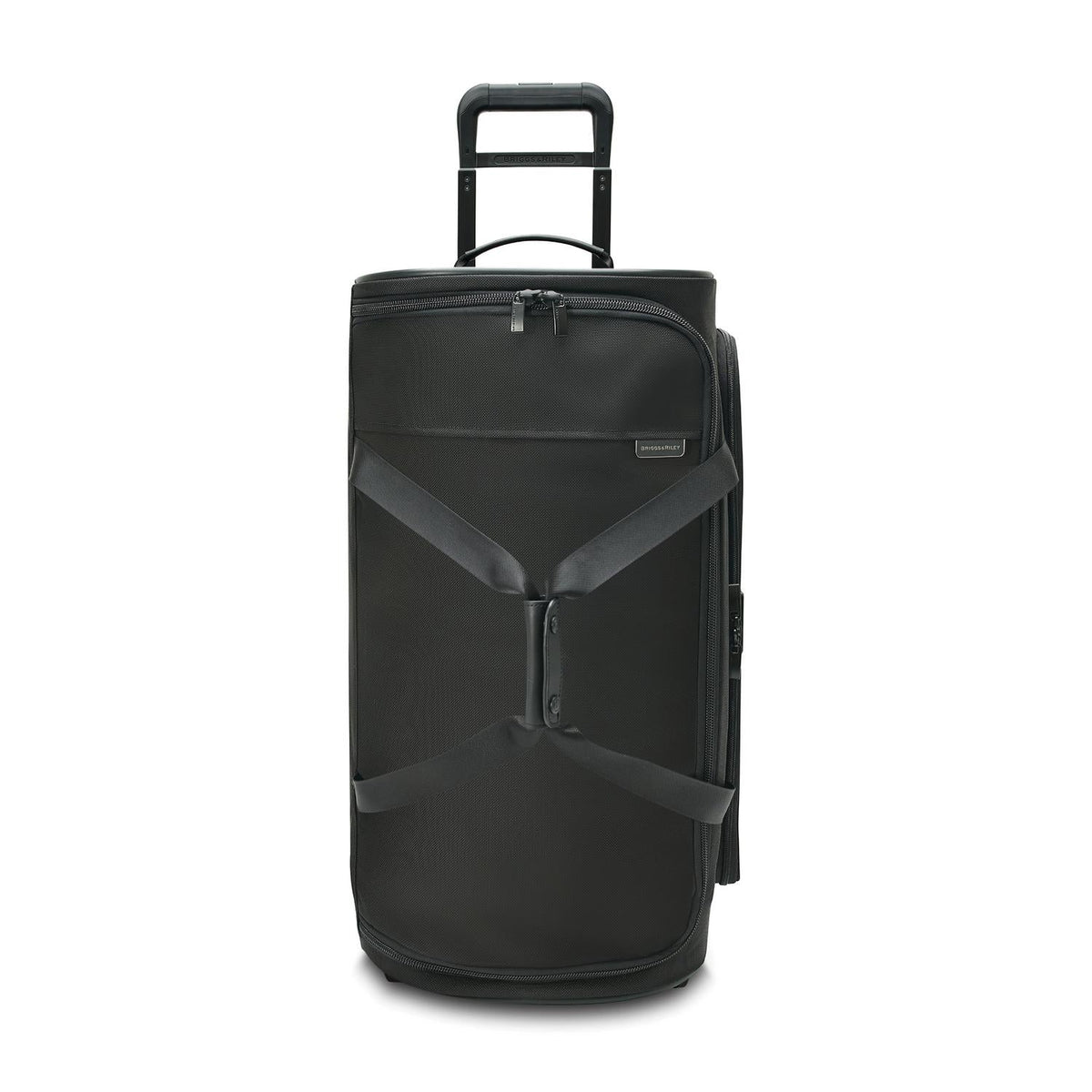 Briggs & Riley Baseline Medium 2-Wheel Duffle in Black — front view
