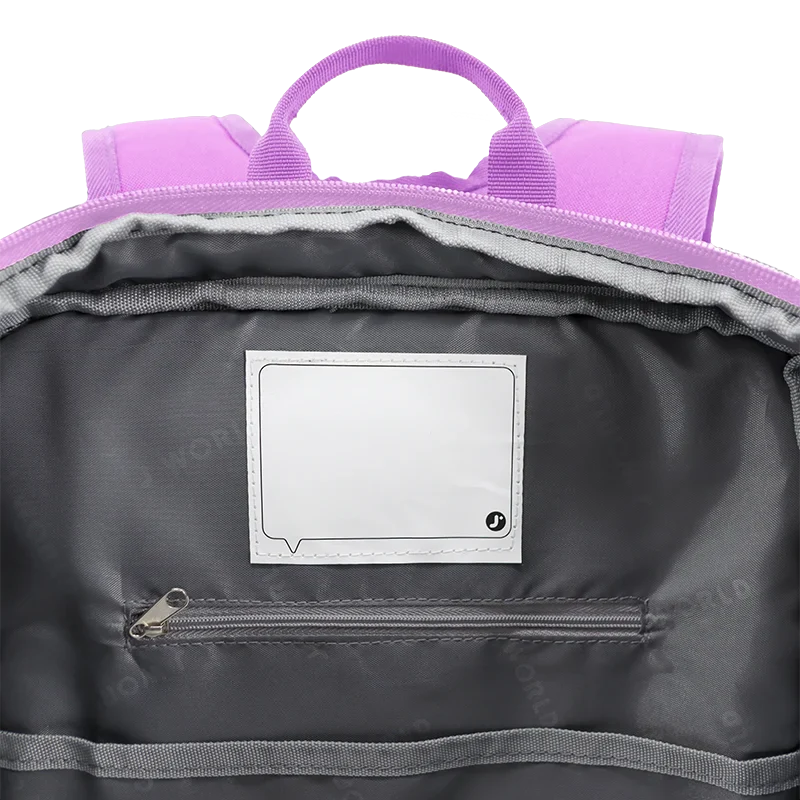 J World Junior Backpack With Lunch Box For School in Puffy Flower — detail view # color_Puffy Flower
