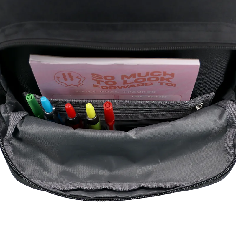 J World Zenpack Laptop Backpack in Black — detail view 2 # color_Black