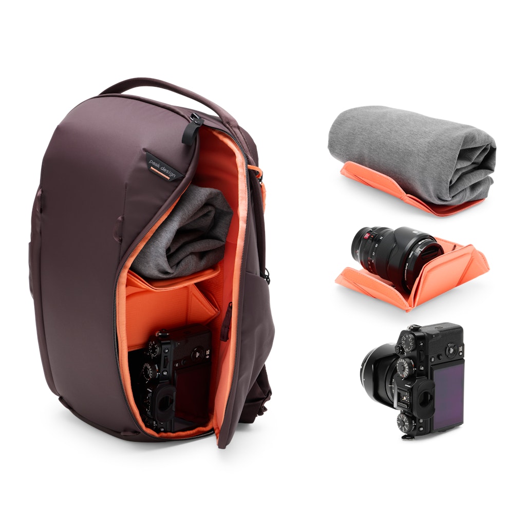 Peak Design Everyday Backpack Zip 15L in Eclipse — detail view # color_Eclipse
