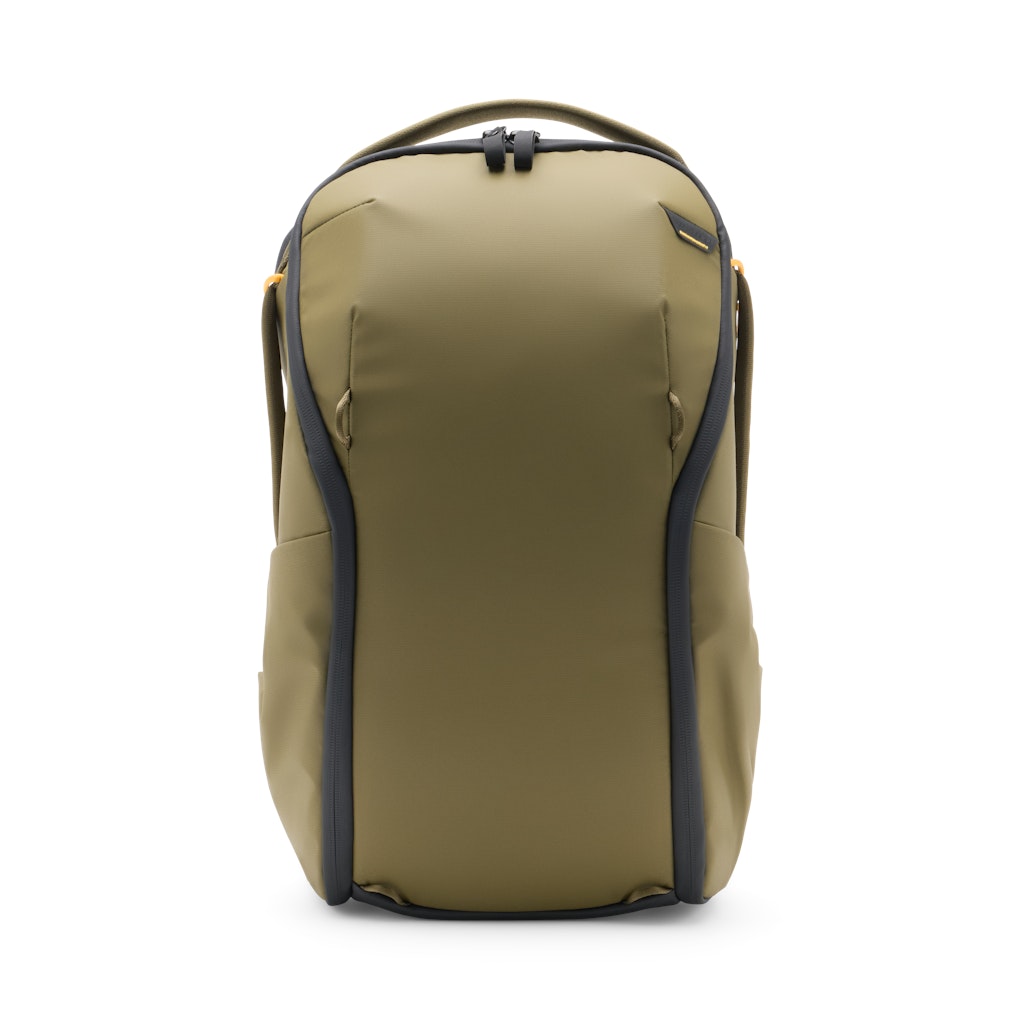 Peak Design Everyday Backpack Zip 20L in Kelp — front view # color_Kelp