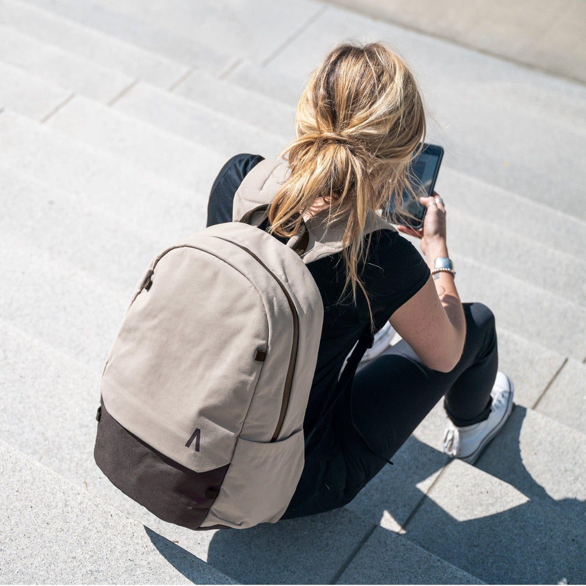 Boundary Supply Rennen Recycled Daypack in Clay — lifestyle
