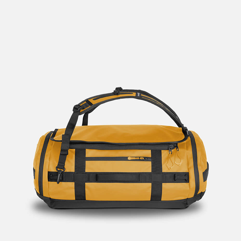 WANDRD CARRYALL Duffel 30L in Dallol Yellow — front view