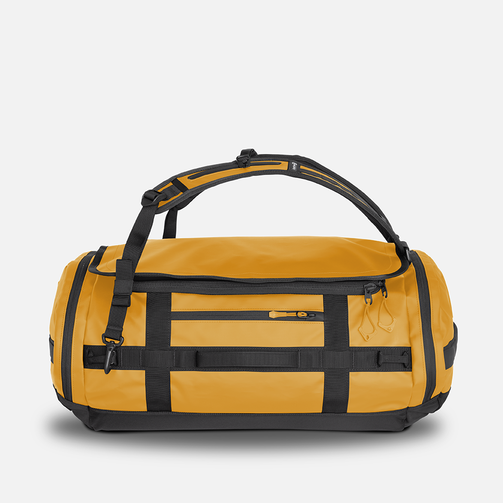 WANDRD CARRYALL Duffel 60L in Dallol Yellow — front view