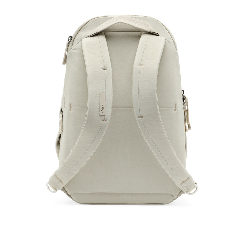 Peak Design City Backpack 15L in Moon — back view # color_Moon