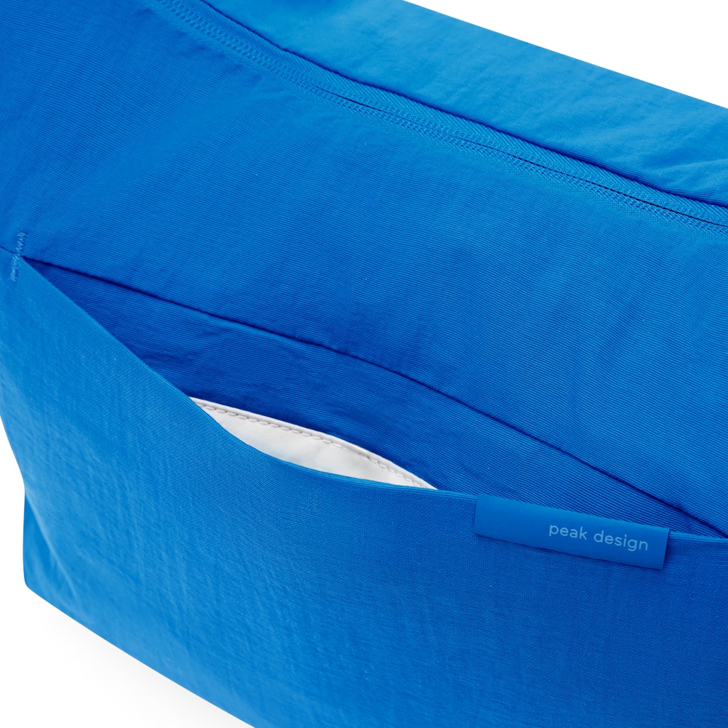 Peak Design City Crescent 12L in Lapis — angle view 3 # color_Lapis