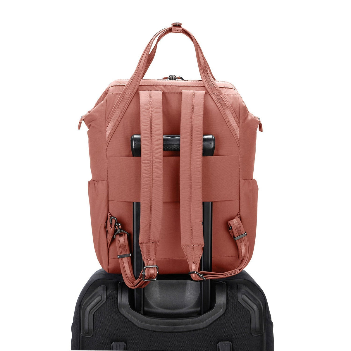 Pacsafe Citysafe® CX Anti-Theft Backpack in Rose — detail view