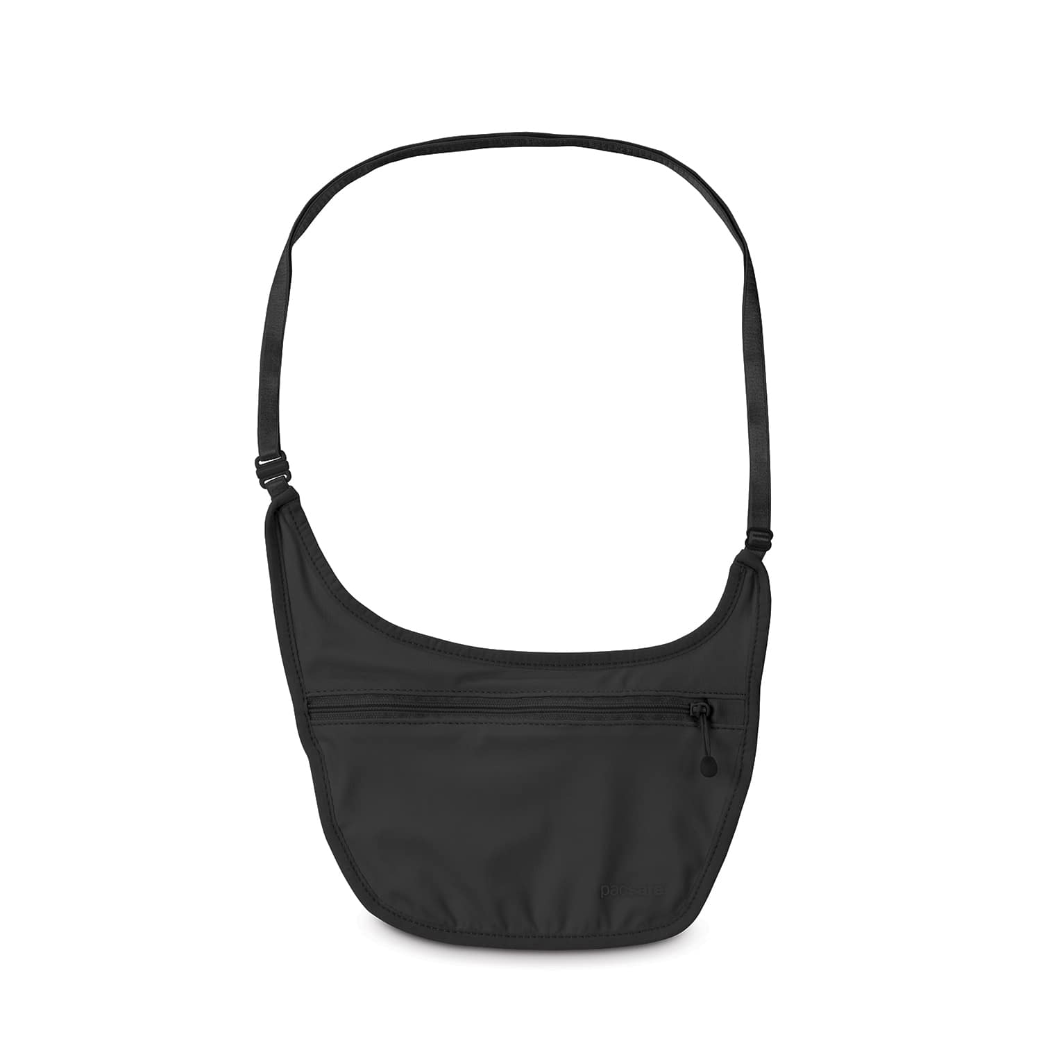 Pacsafe Coversafe® S80 Secret Travel Body Pouch in Black — front view # color_Black