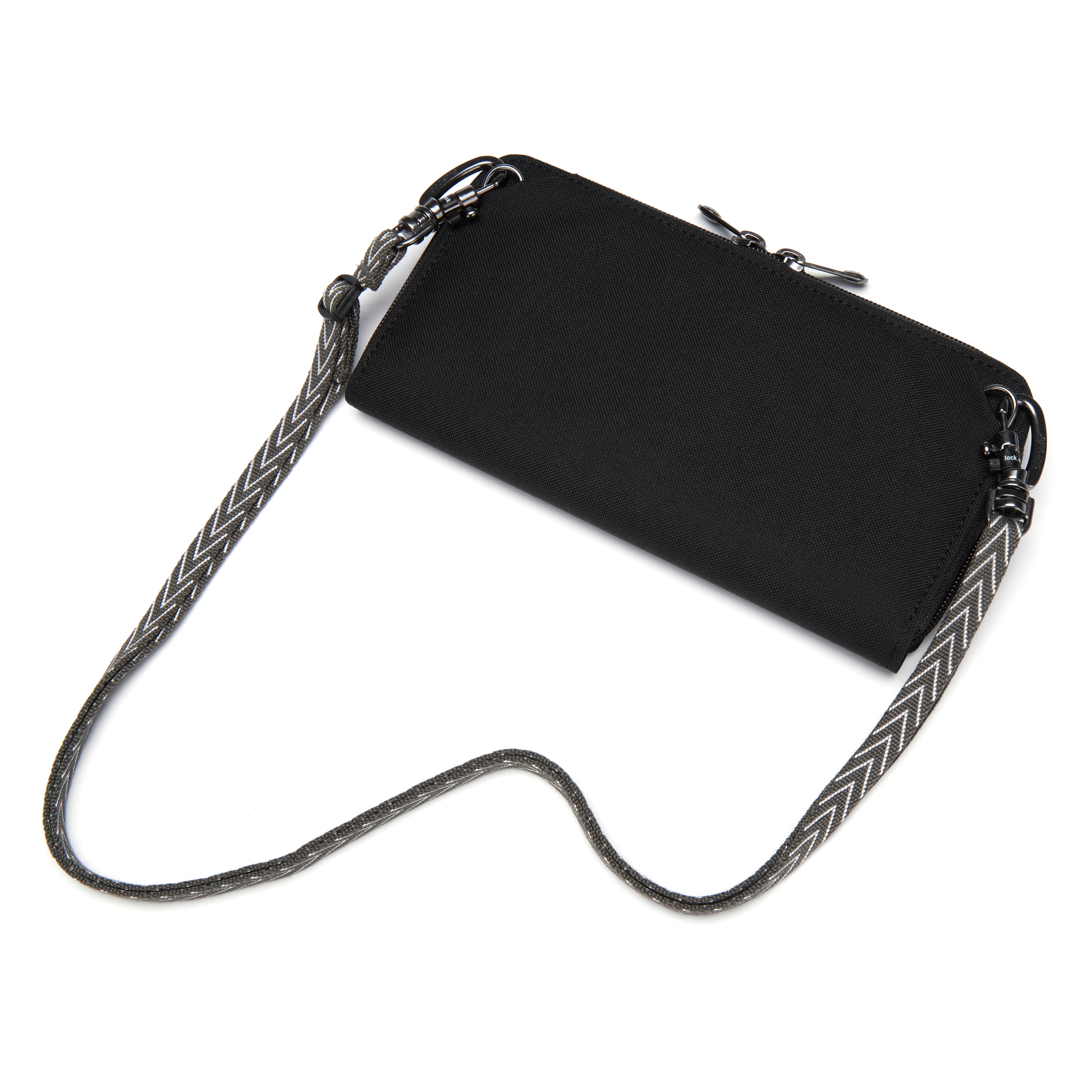 Pacsafe Cut Resistant Lanyard in Gray — detail view