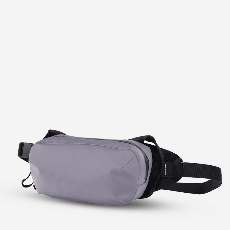WANDRD D1 Fanny Pack in Uyuni Purple — angle view 2