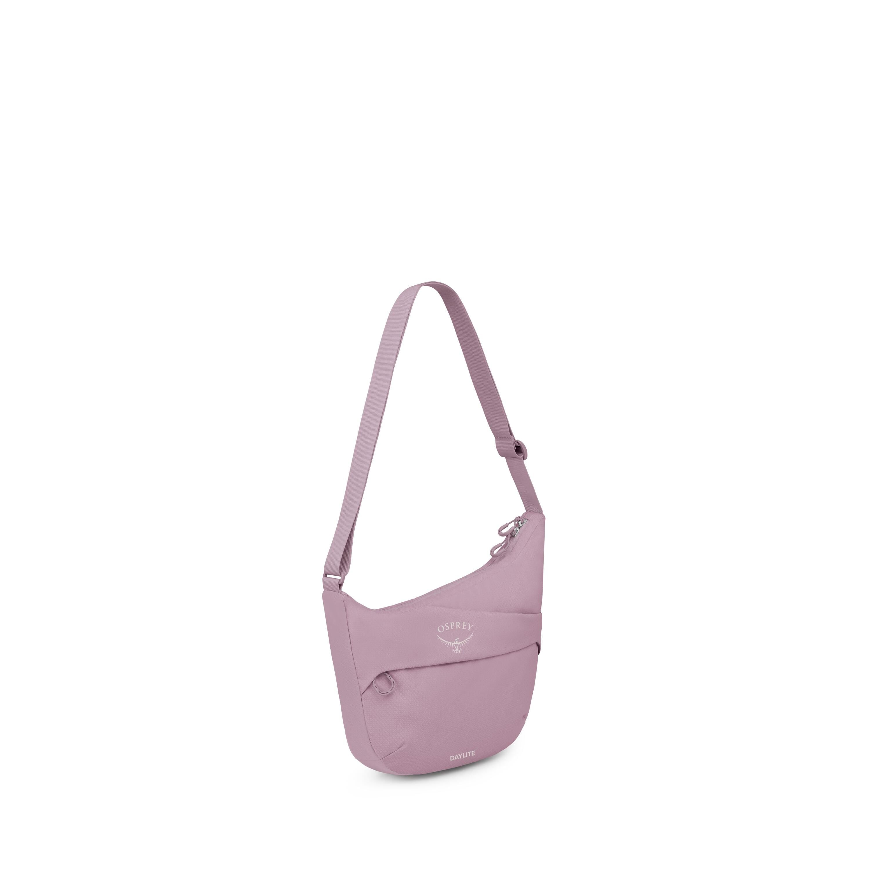 Osprey Daylite Crossbody Pouch 6L in Iris Pink — angle view 2