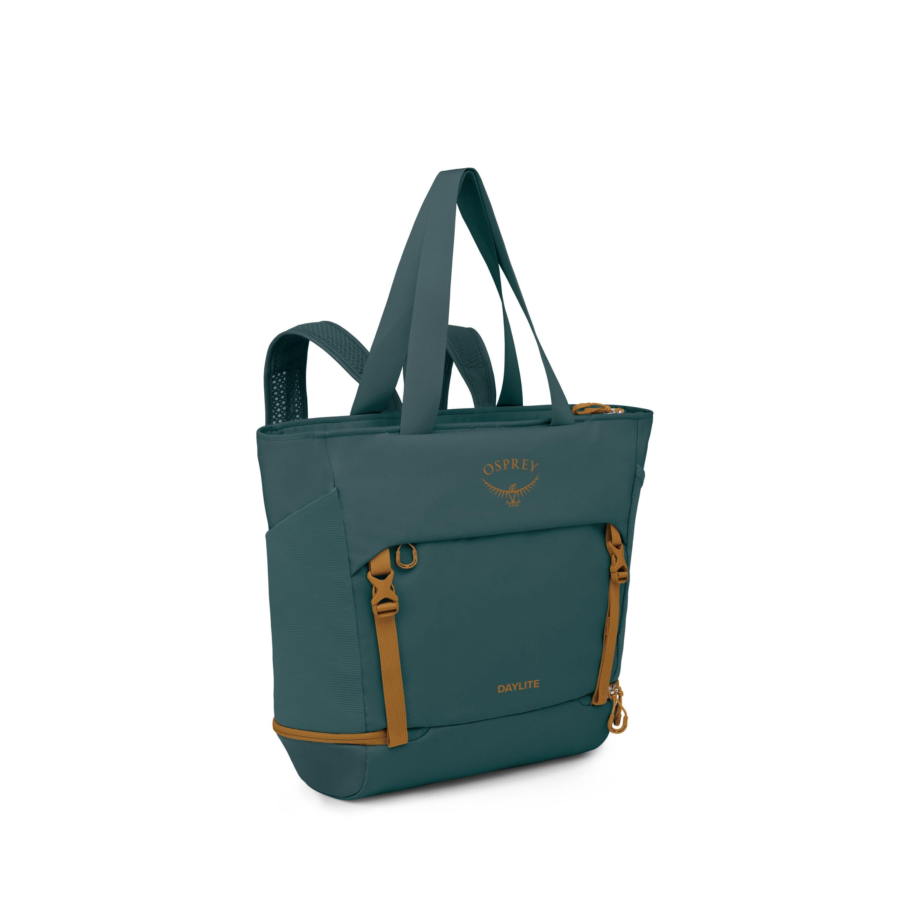 Osprey Daylite Large Tote Pack 26L in Torrent Blue — angle view 2