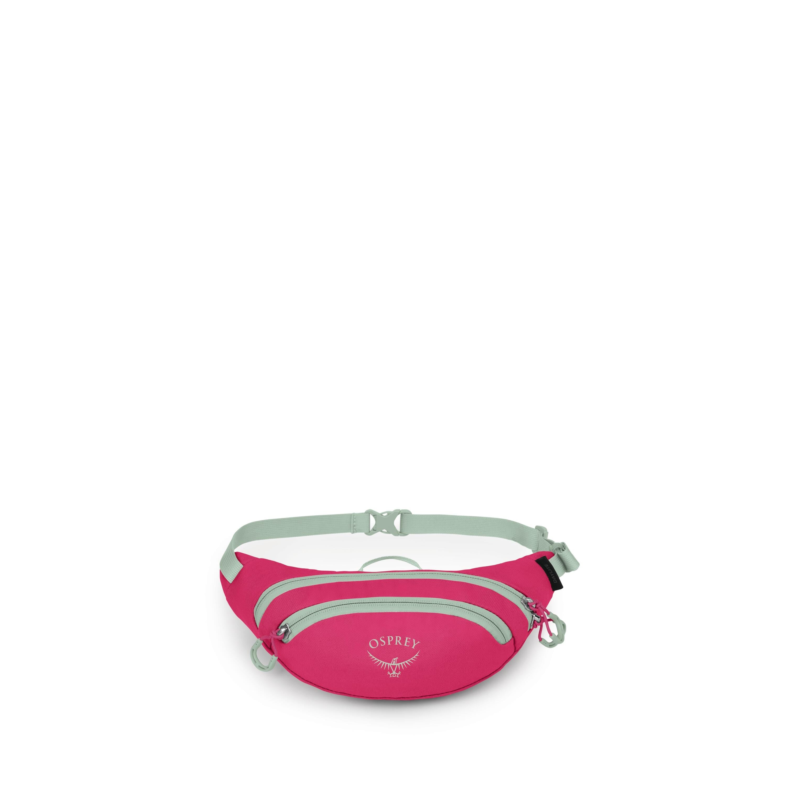 Osprey Daylite Mini Waist Pack 1L in Hotspot Pink — front view