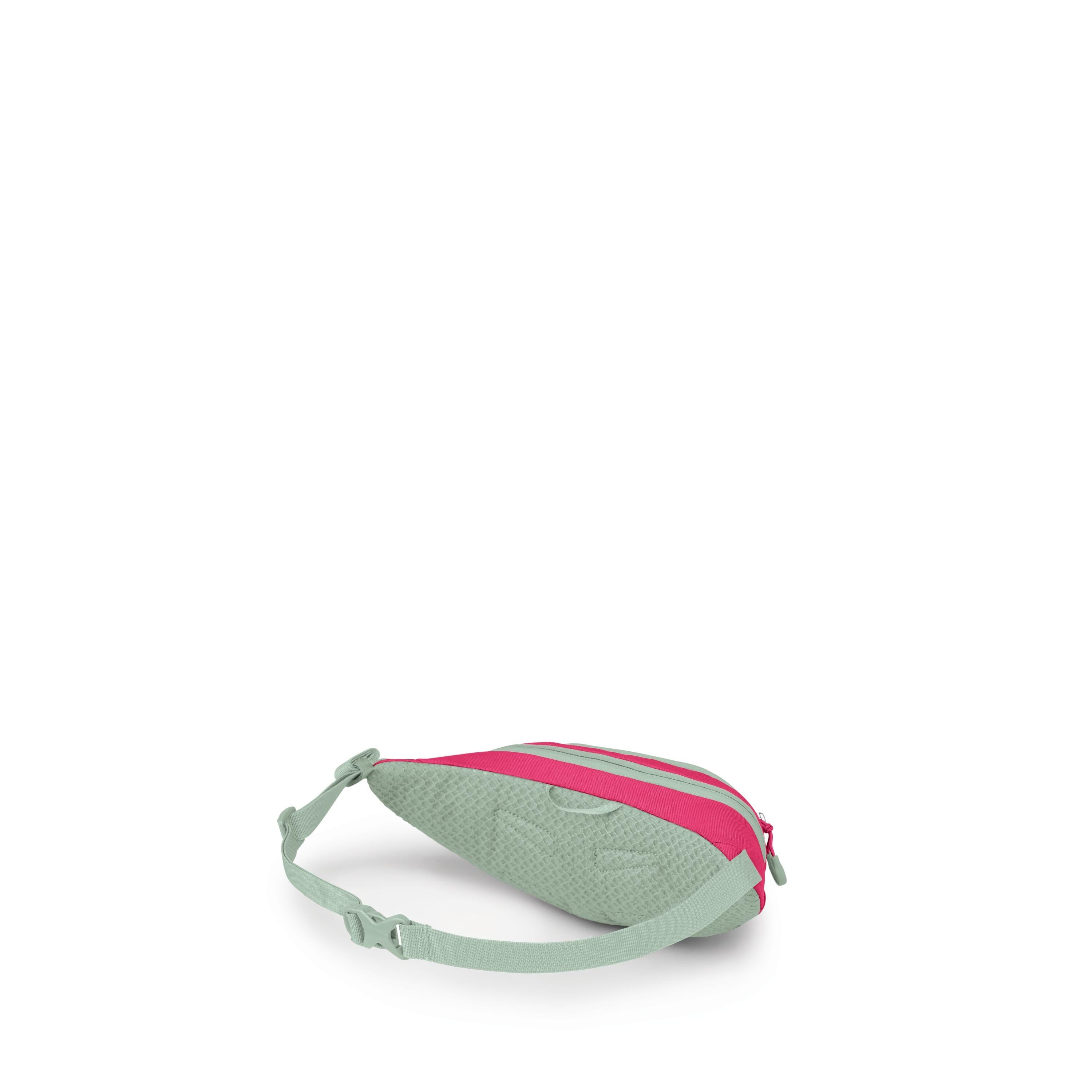 Osprey Daylite Mini Waist Pack 1L in Hotspot Pink — angle view 3