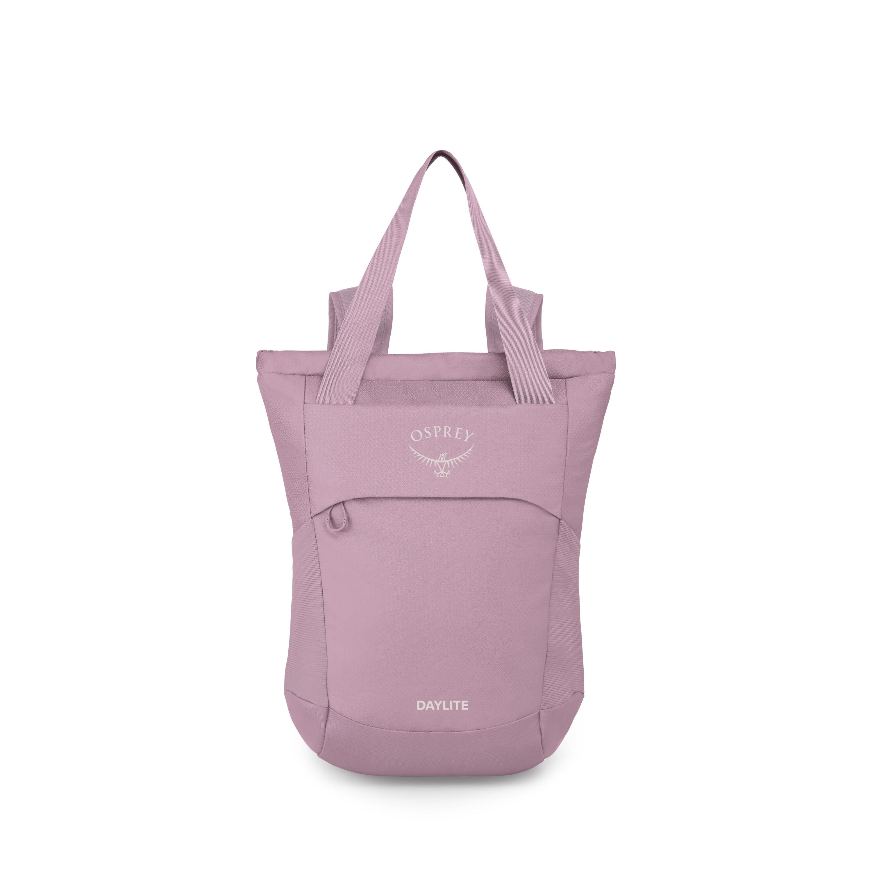 Osprey Daylite Tote Pack 20L in Iris Pink — front view