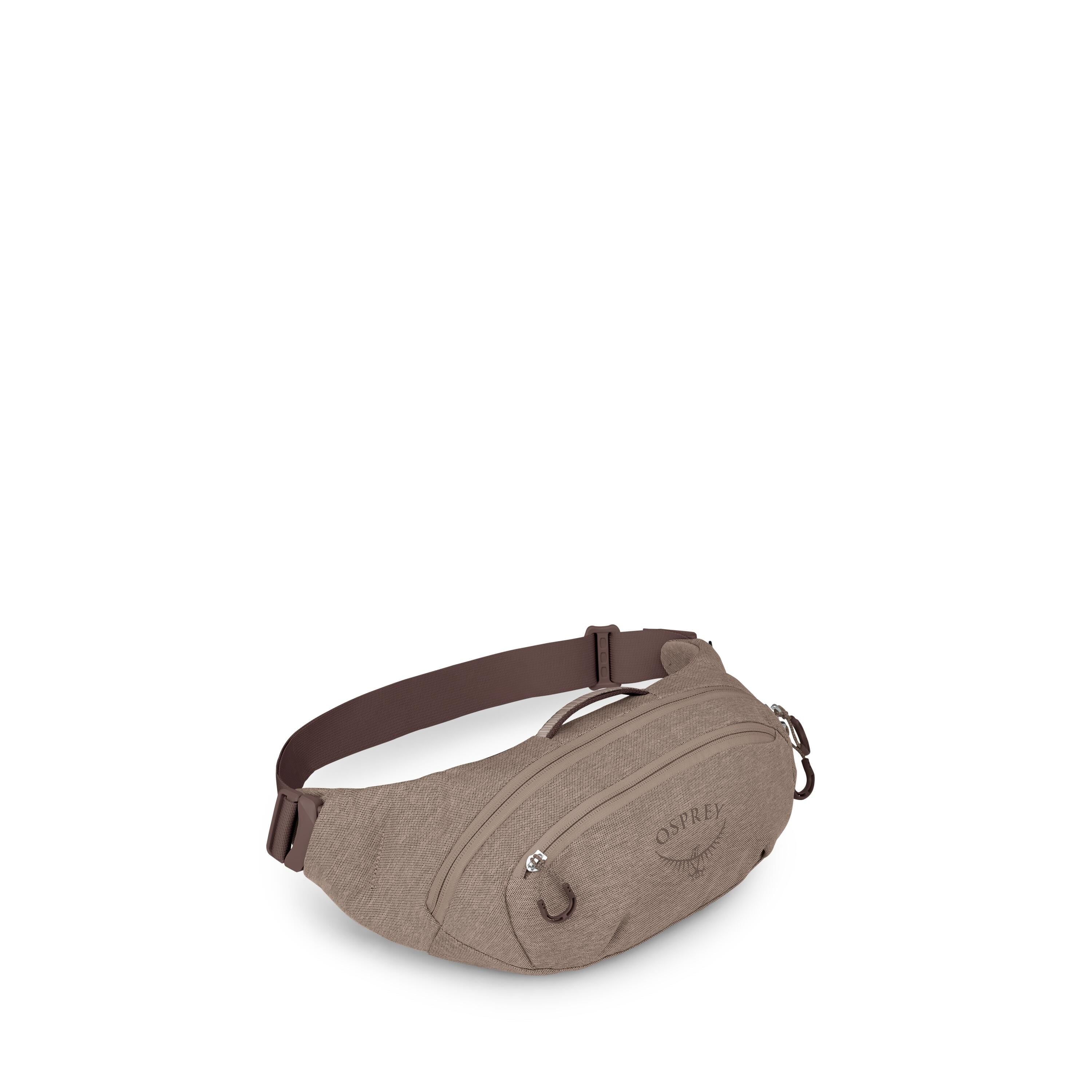 Osprey Daylite Waist Pack Driftshade 2L in Timber Beige — angle view 2