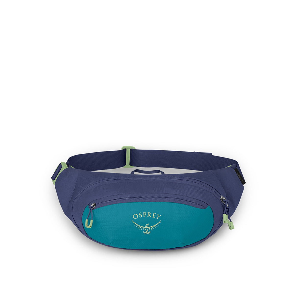 Osprey Daylite Waist Pack 2L in Blue Spikemoss/Alkaline — angle view 2