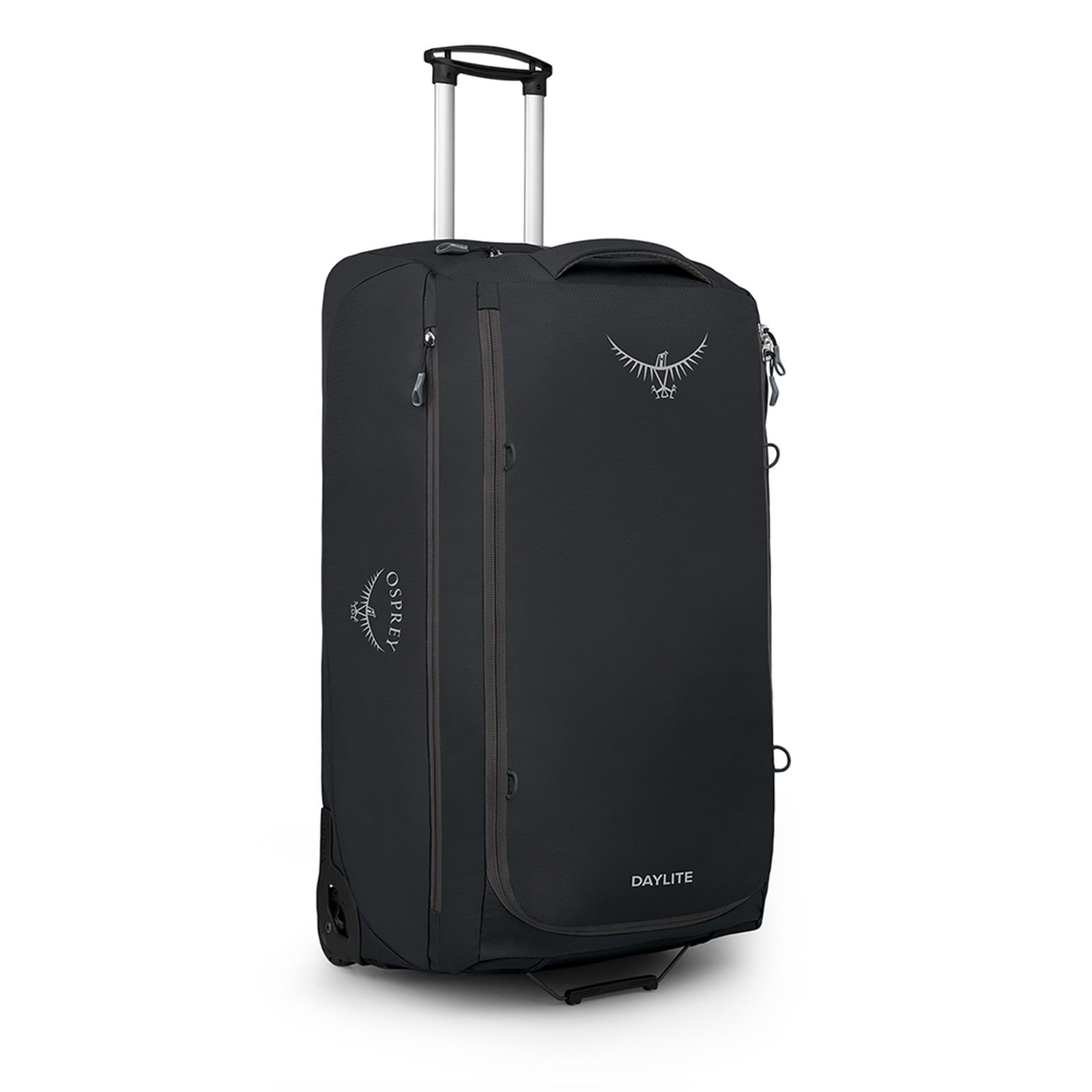 Osprey Daylite Wheeled Duffel 115L in Black — angle view 2