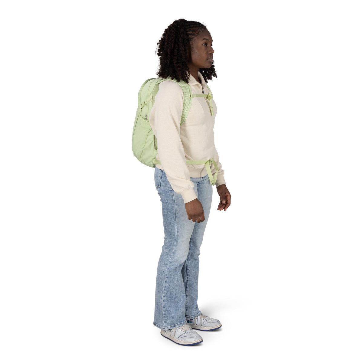 Osprey Daylite Backpack 13L in Pistachio Green — lifestyle