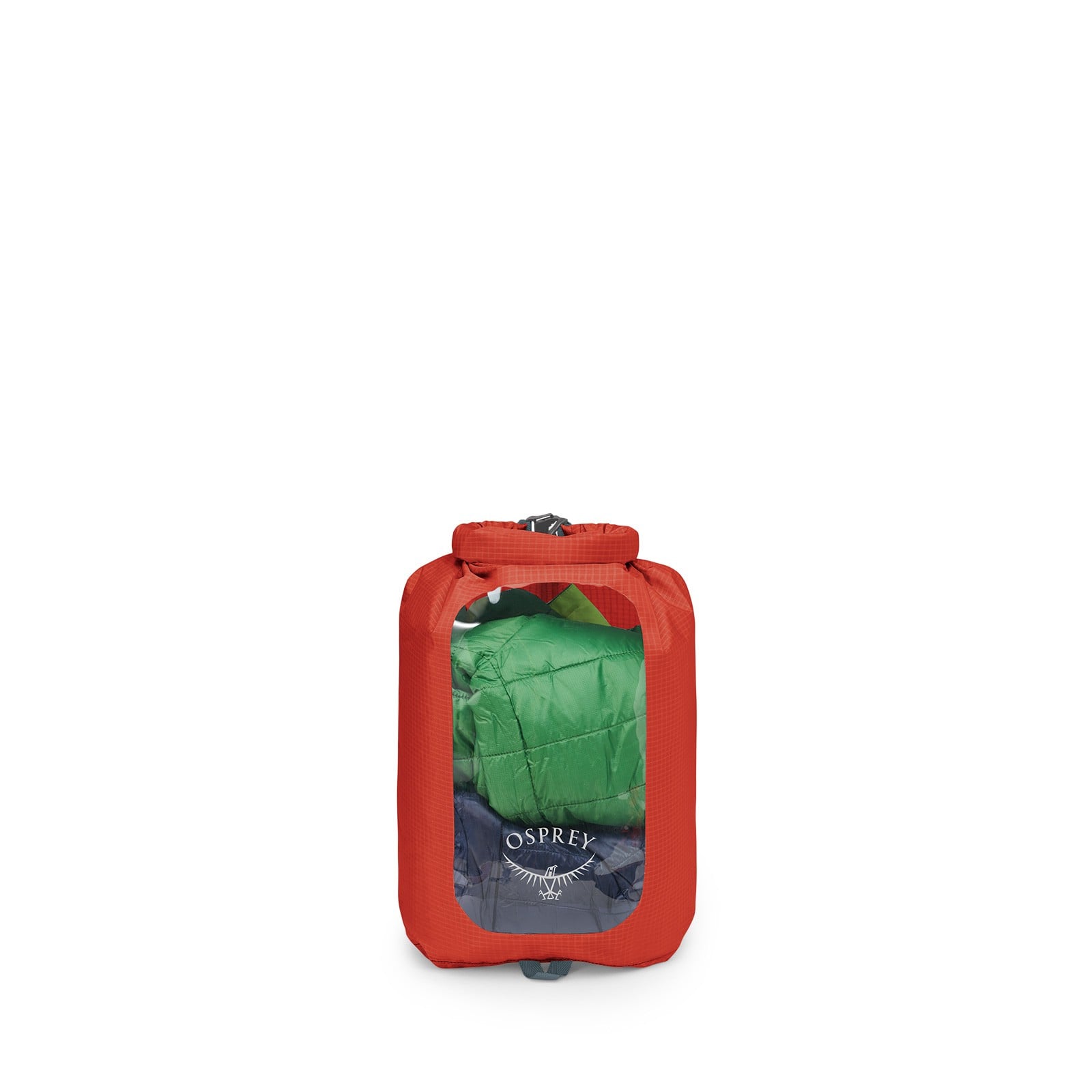 Osprey Ultralight Dry Sack with Window 12L in Mars Orange — front view