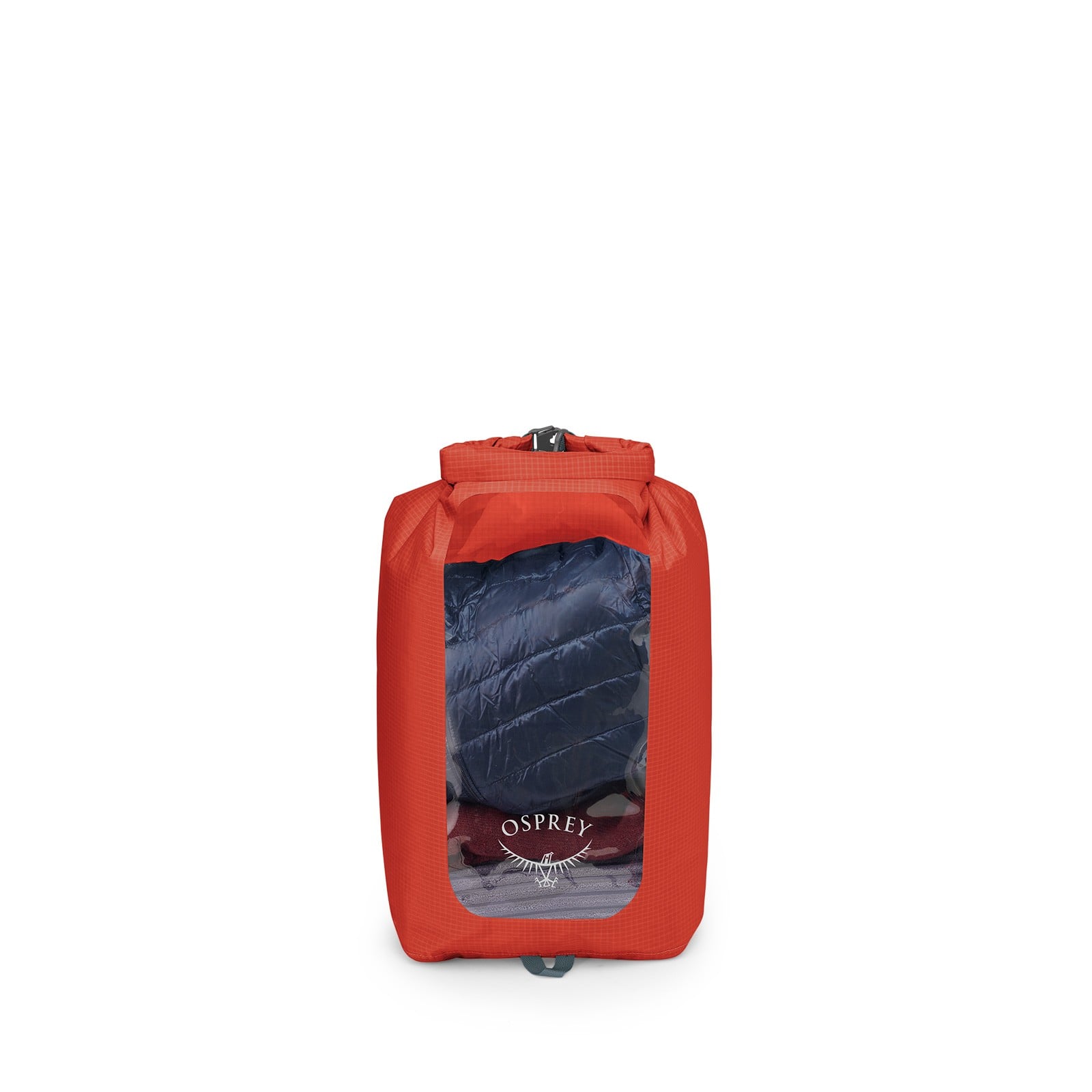 Osprey Ultralight Dry Sack with Window 20L in Mars Orange — front view