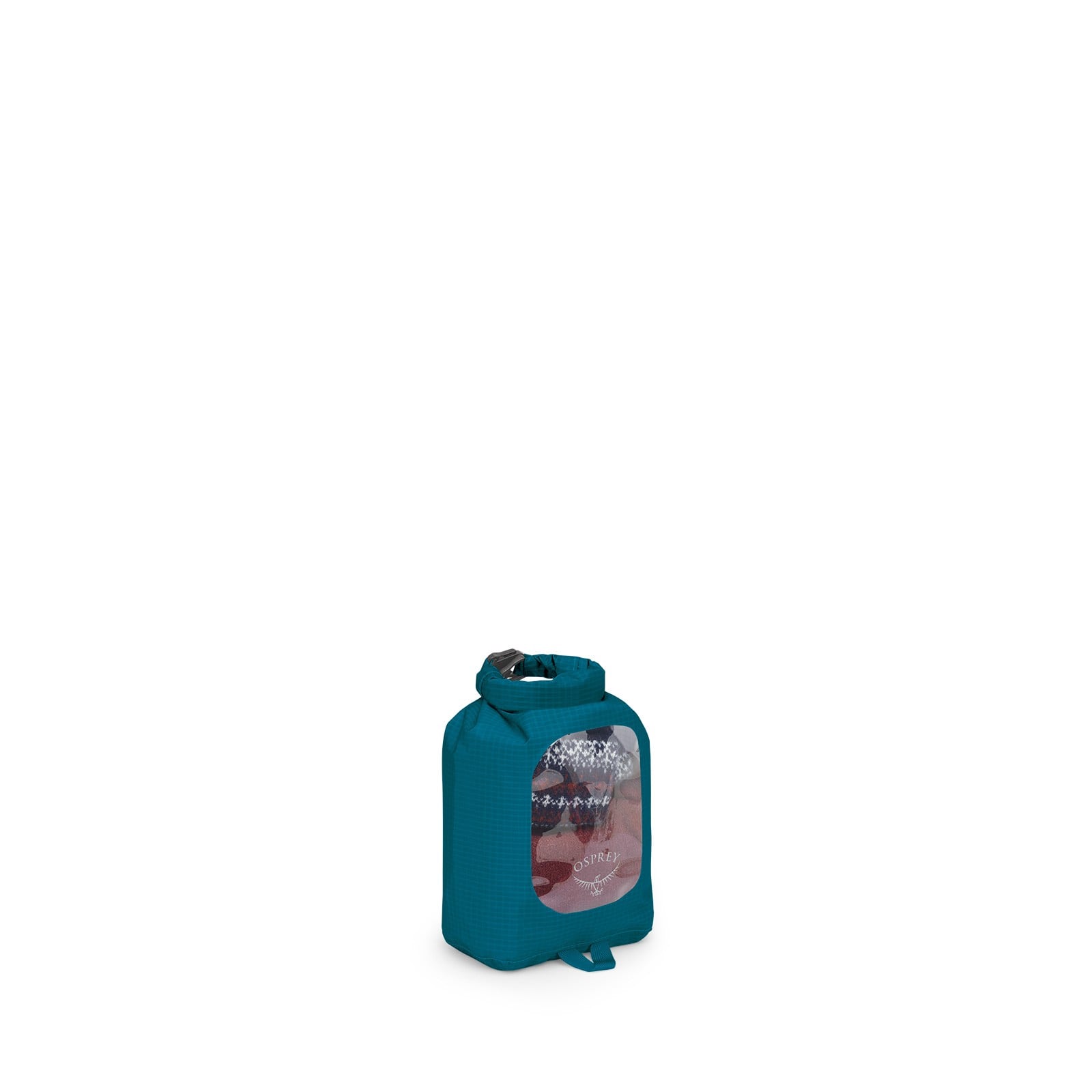 Osprey Ultralight Dry Sack with Window 3L in Waterfront Blue — front view