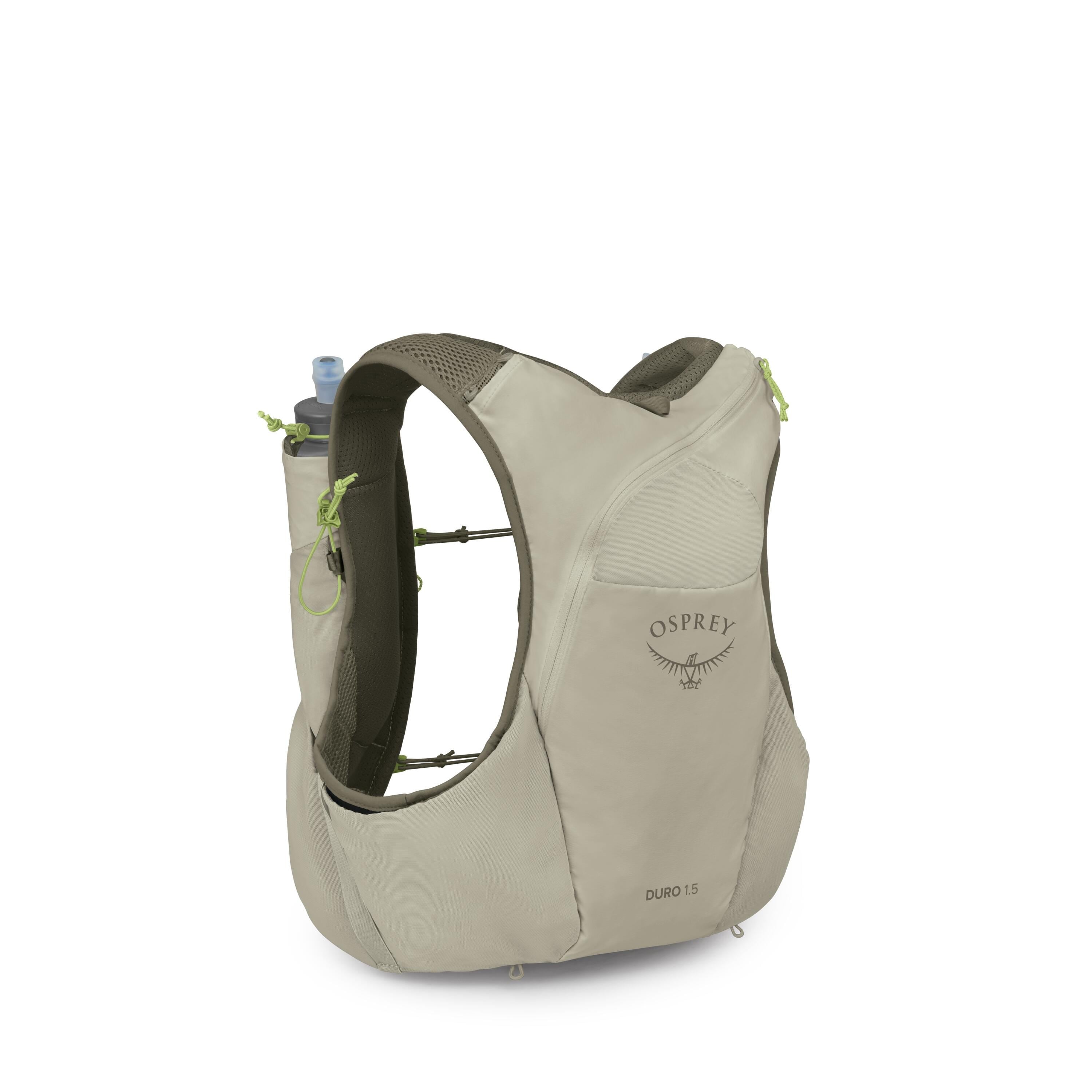 Osprey Duro 1.5 Run Hydration Vest 1.5L in Sandy Grey — angle view 3